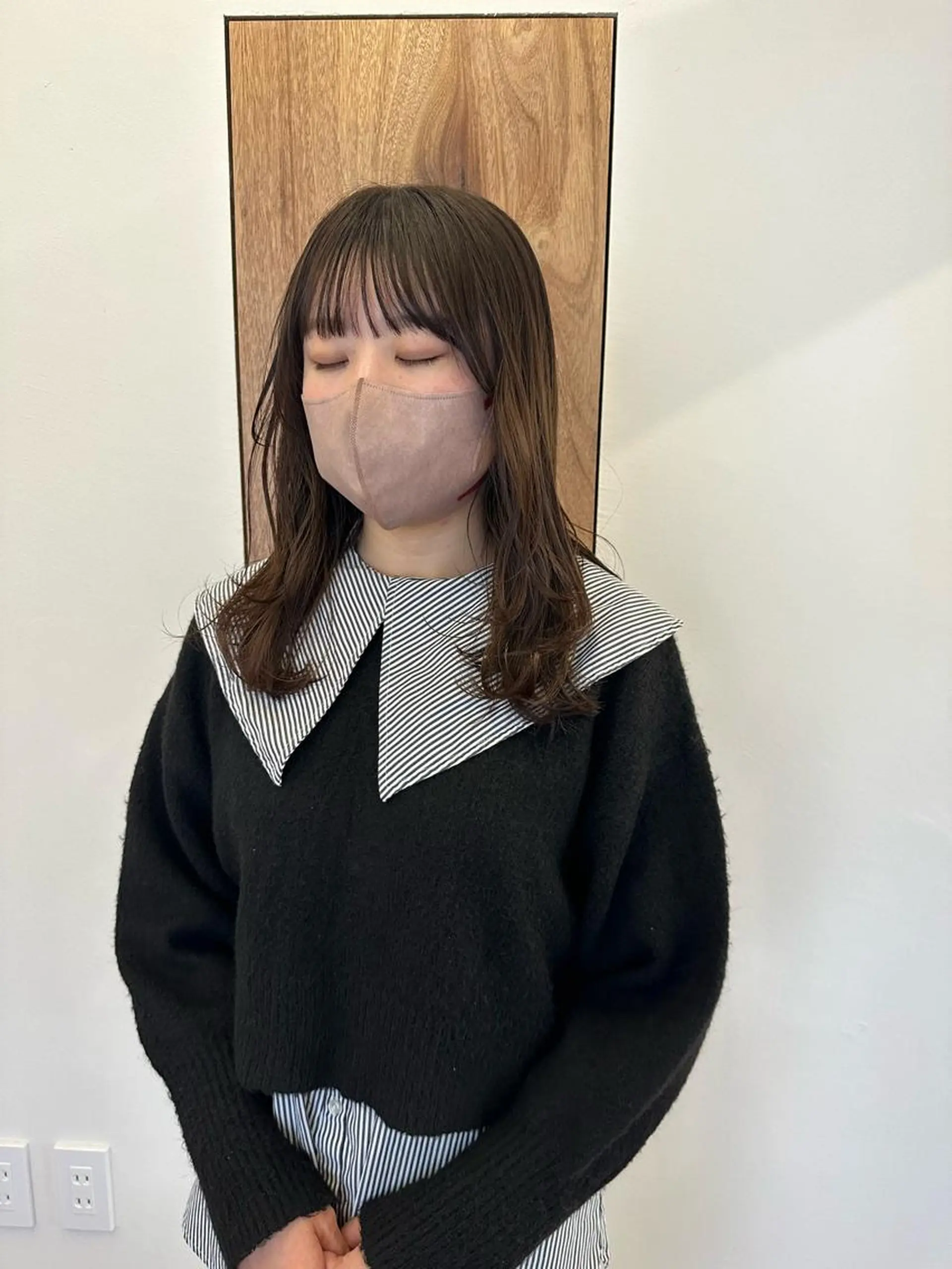 セミロング カラー ベージュカラー yupi🐈⬛ レイヤー/パーマのヘアスタイル