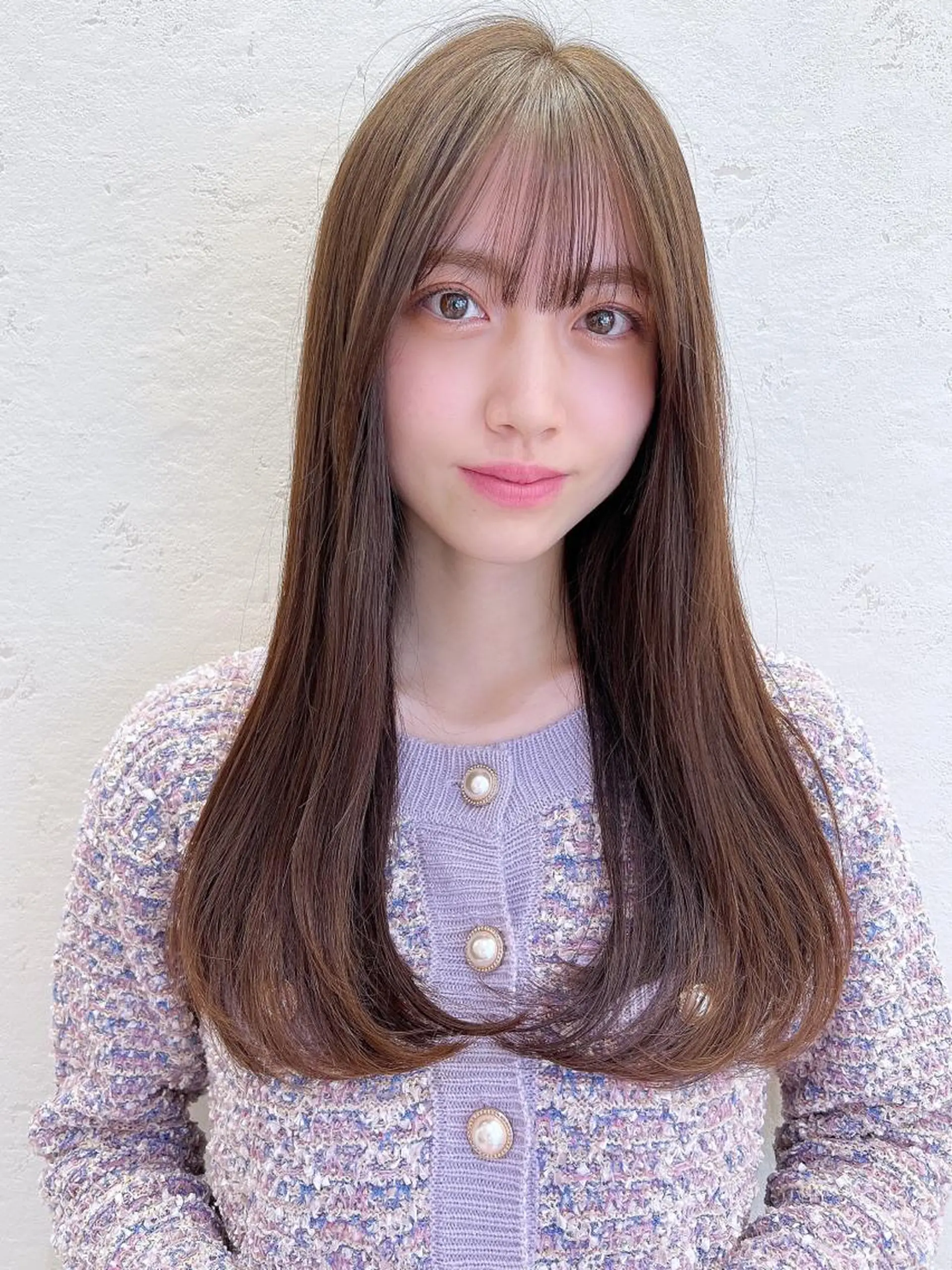 ロング カラー カット トリートメント 韓国ヘア×髪質改善 /yoshikaのヘアスタイル