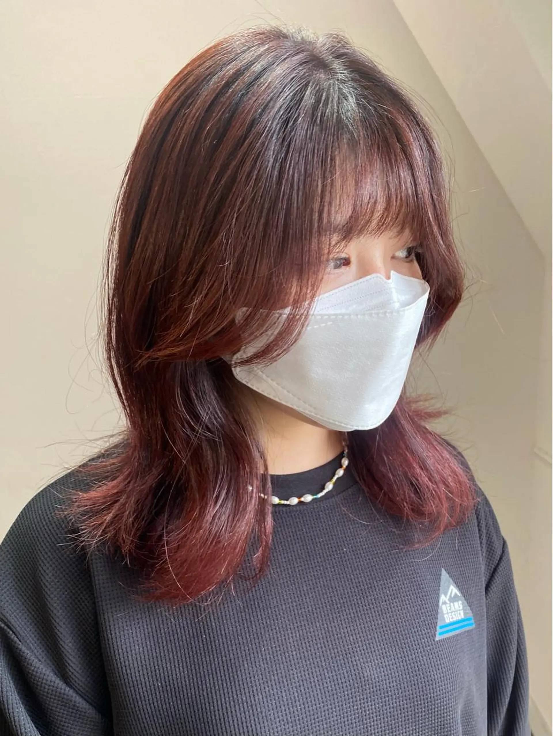 ミディアム カラー ヘアアレンジ ブリーチ ダブルカラー ブリーチなしカラー くびれヘア タンバルモリ カット ヘアカラー トリートメント 韓国ヘア×髪質 改善🇰🇷シオリのヘアスタイル