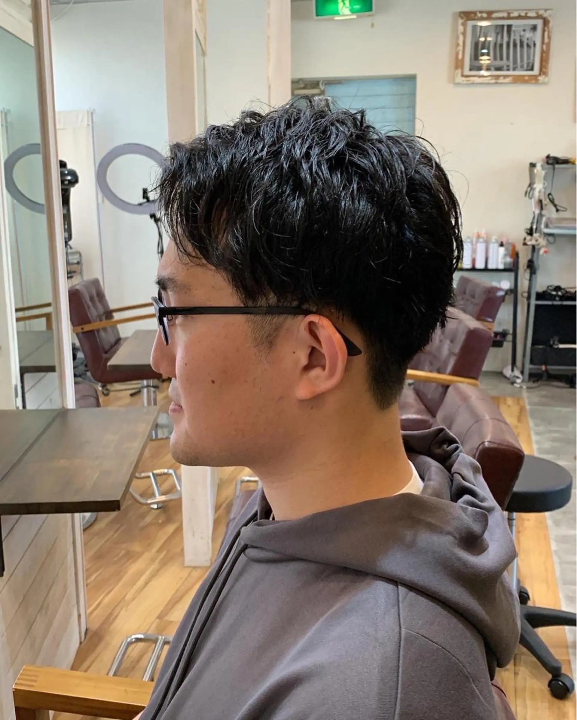 ショート カット CECIL hair なんば店所属・メンズパーマ 艶髪☆店長☆有馬のヘアスタイル