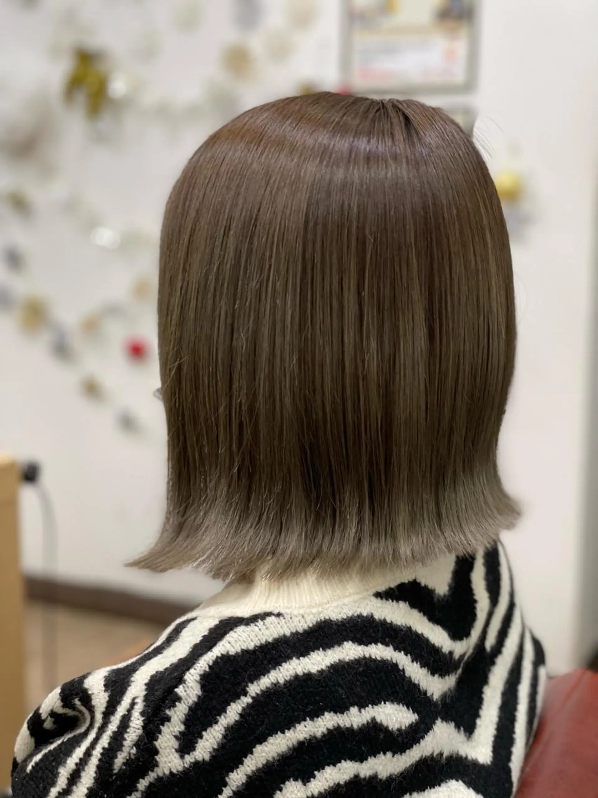 ショート カラー 切りっぱなしボブ ボブ 💫カットパーマ💫 伊原虎太郎のヘアスタイル