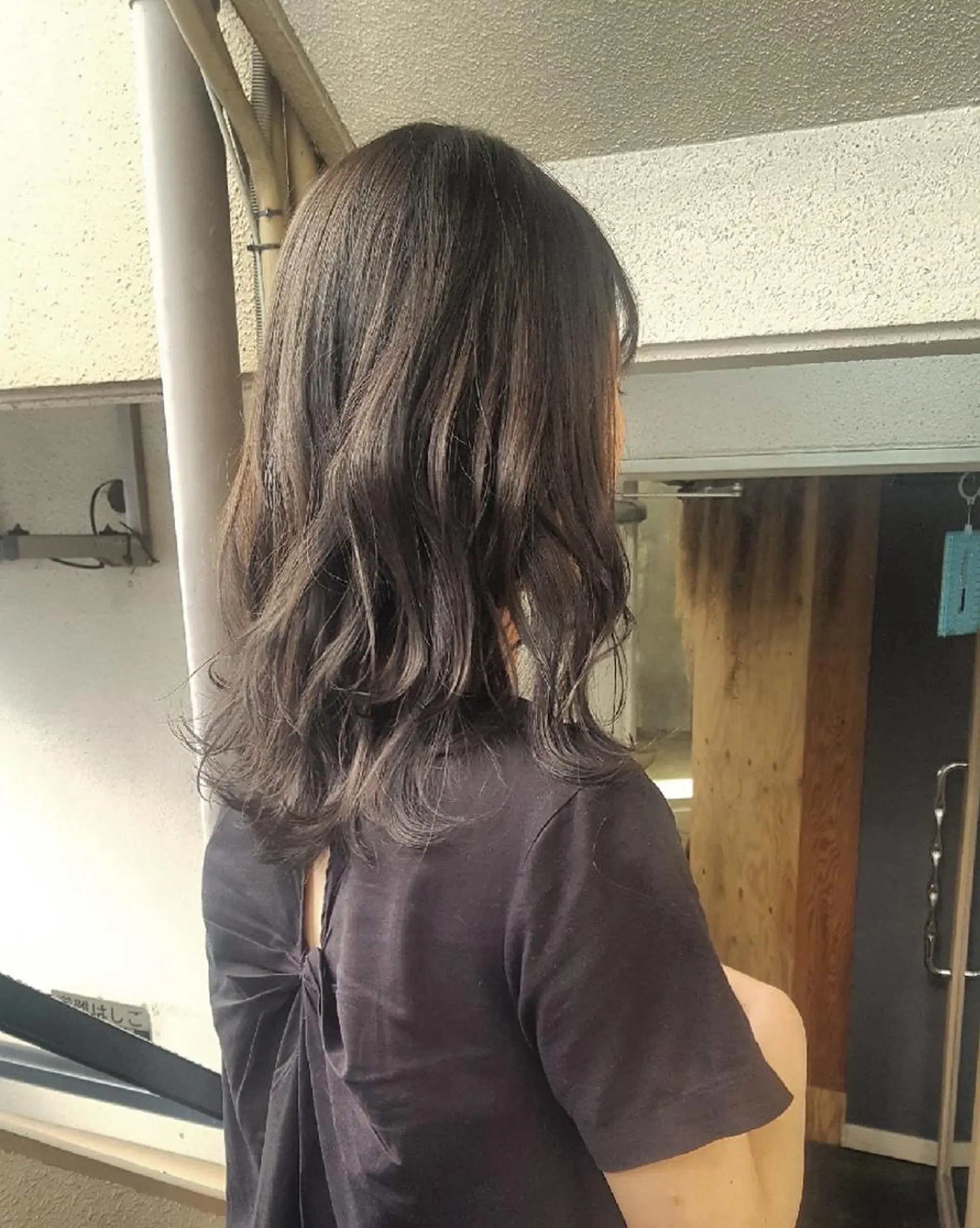 セミロング カラー グレージュ カット ヘアカラー トリートメント 🔳髪質改善🔳 岡本陽のヘアスタイル