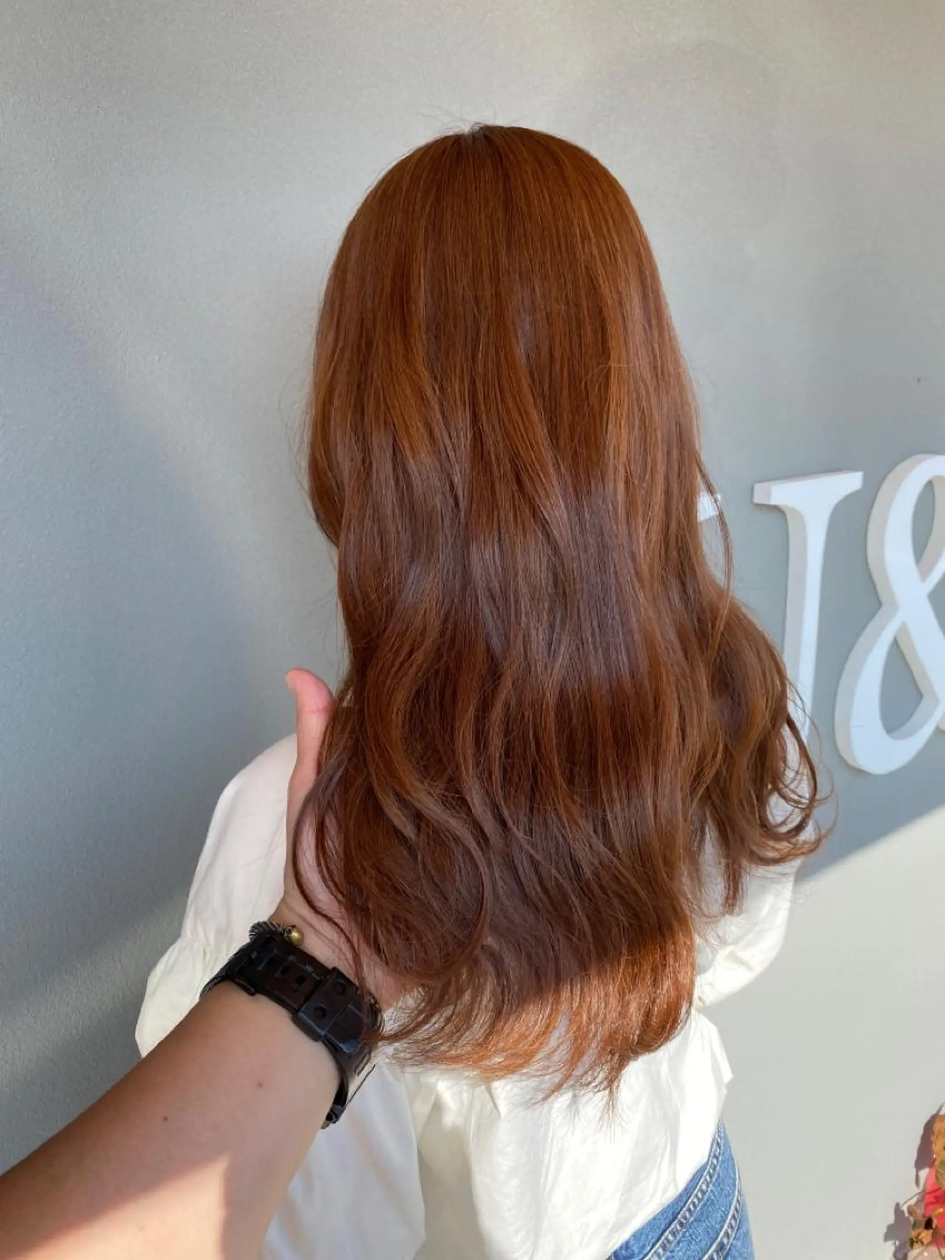 ロング ヘアカラー トリートメント U&i所属・平田 広大のヘアスタイル