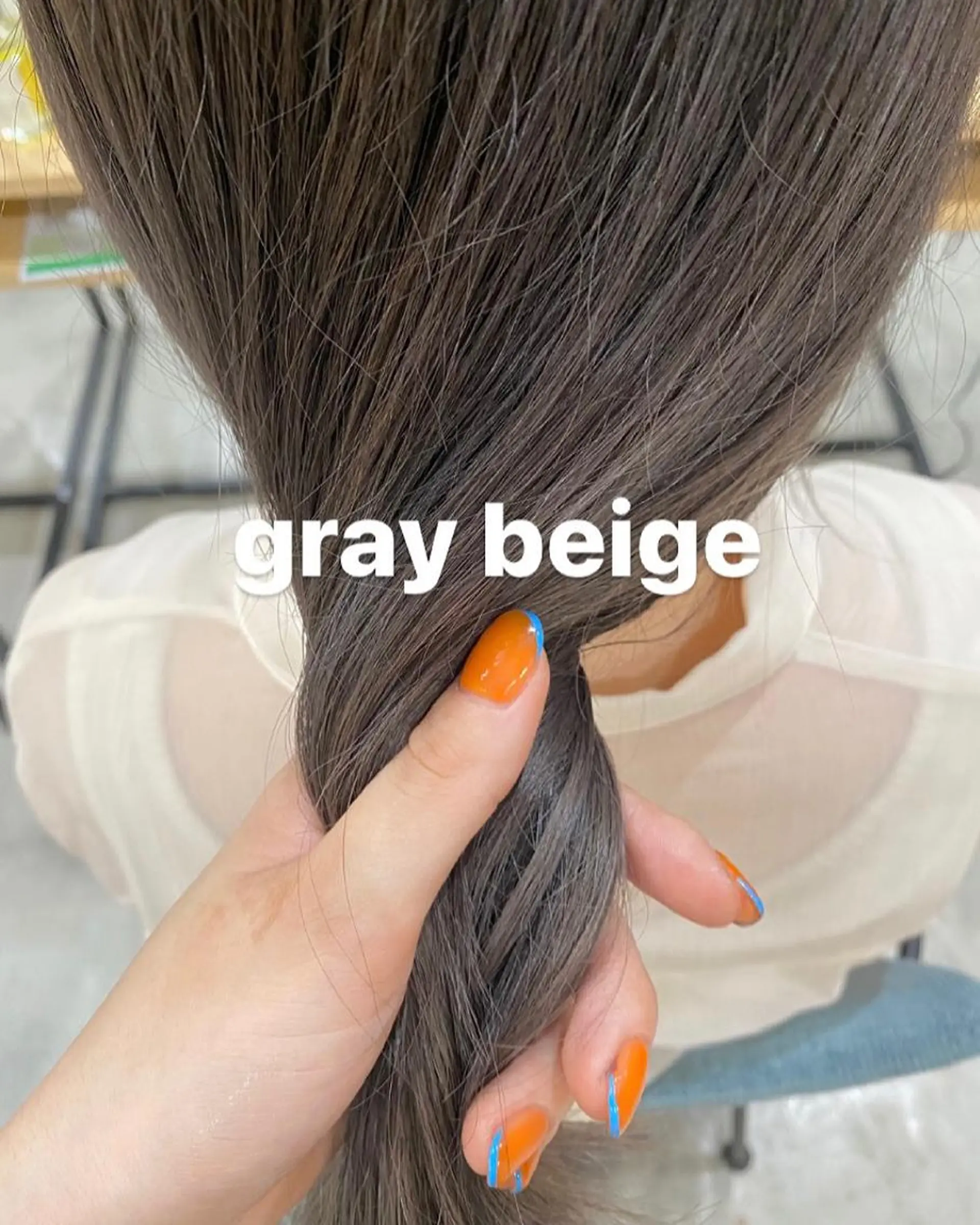 セミロング カラー ヘアカラー トリートメント ENIF ヤマグチアツコのヘアスタイル