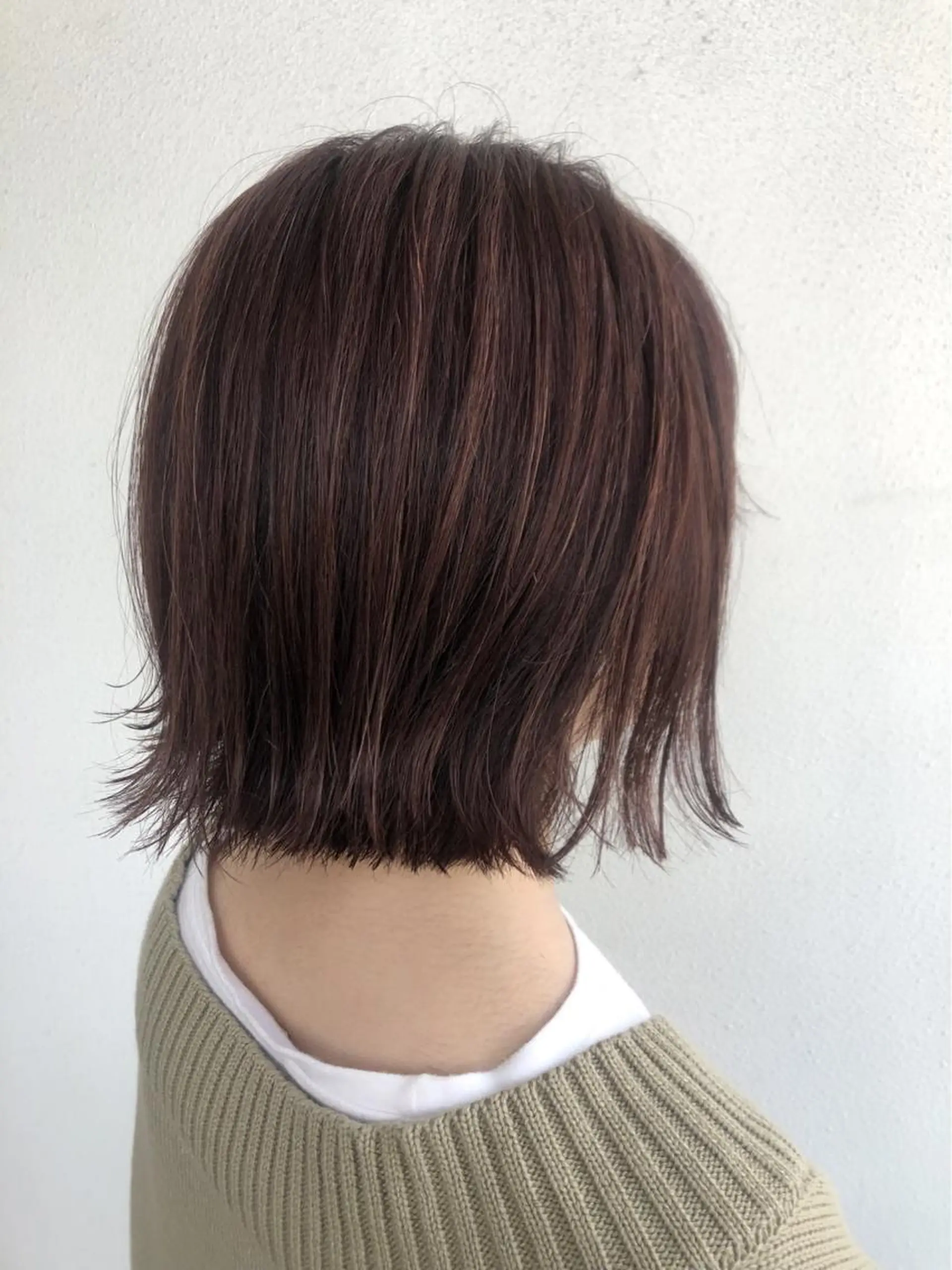 ミディアム ダメージレス◎東区/ 艶カラー💫/斉藤拓のヘアスタイル