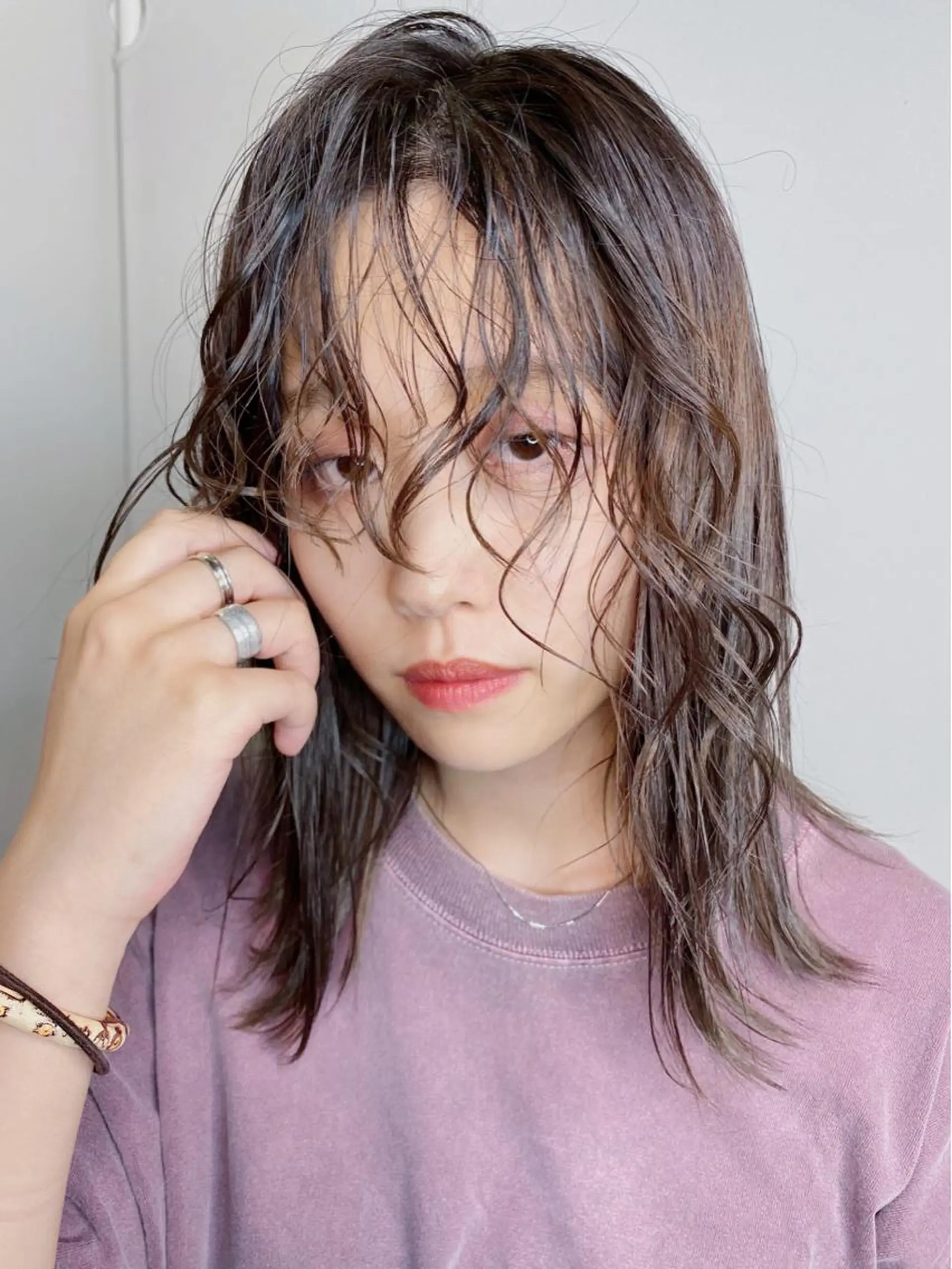 ミディアム ミディアムパーマ grow所属・🧡YUKA🧡 渋谷/プルエクステのヘアスタイル