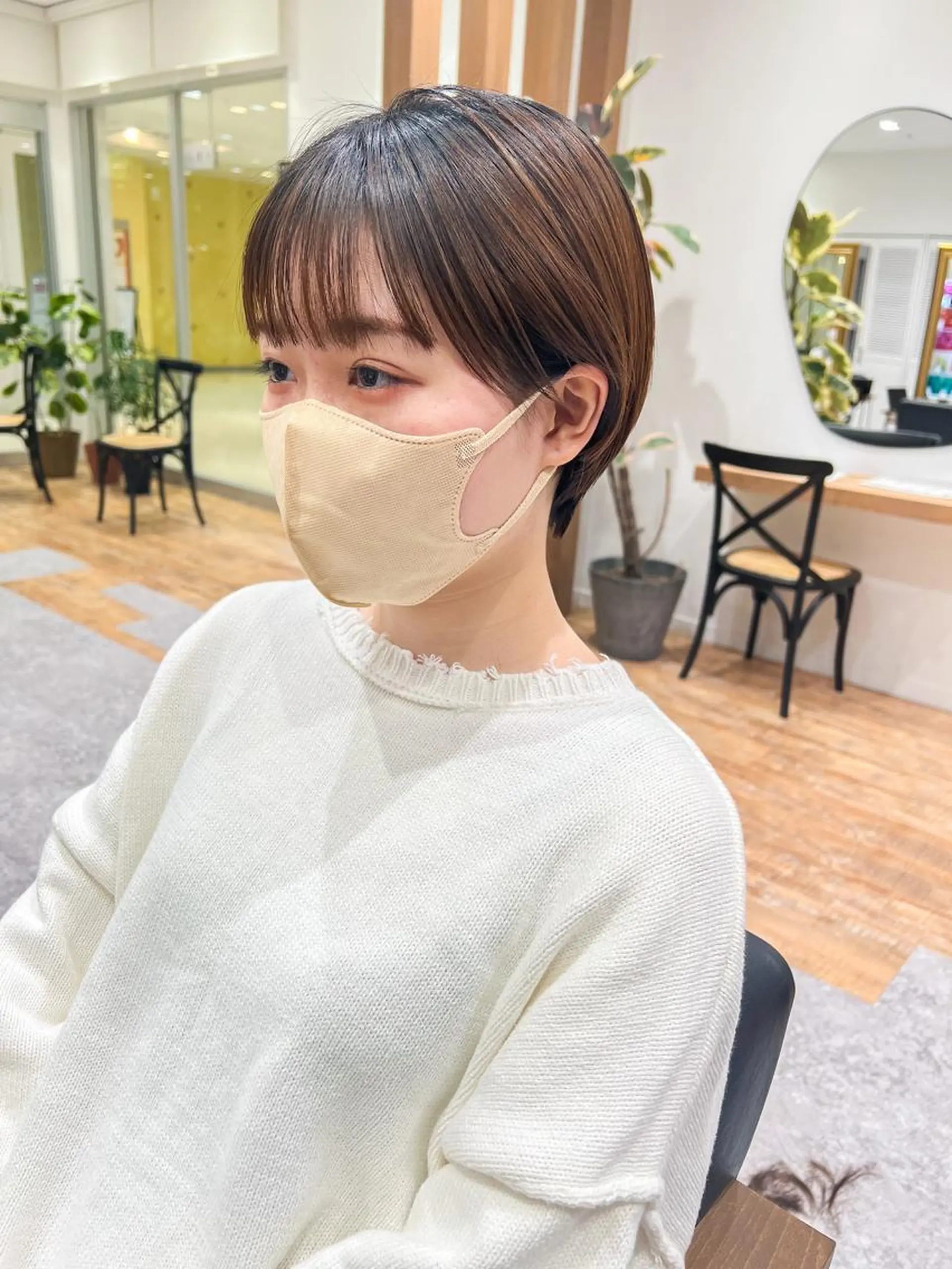 ショート カラー 韓国風デザイン 💐MIZUKI💐のヘアスタイル