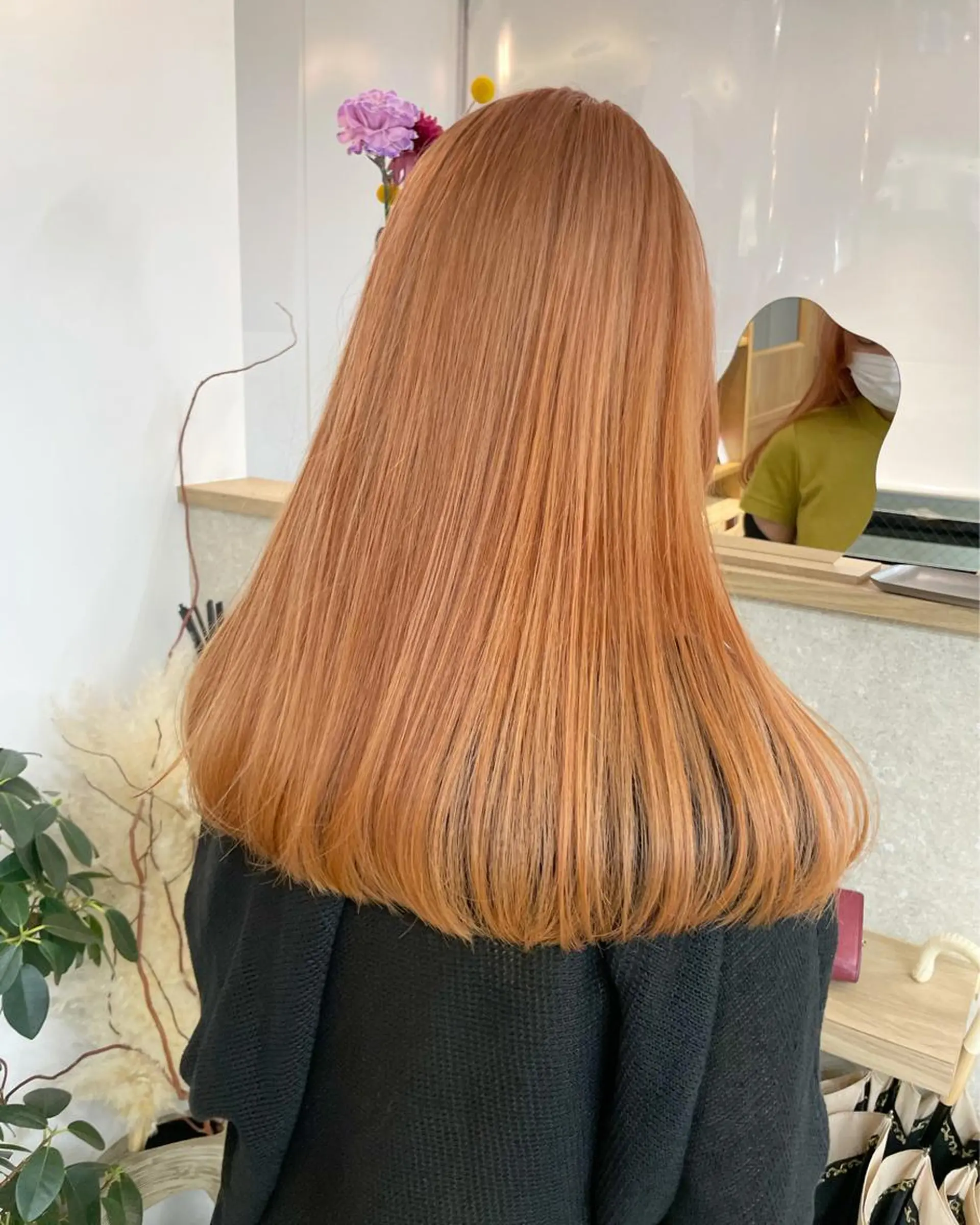 ロング カラー ブリーチ GO TODAY SHAiRE SALON 梅田NU茶屋町店所属・今村彩巴 ボブ/ストレートのヘアスタイル