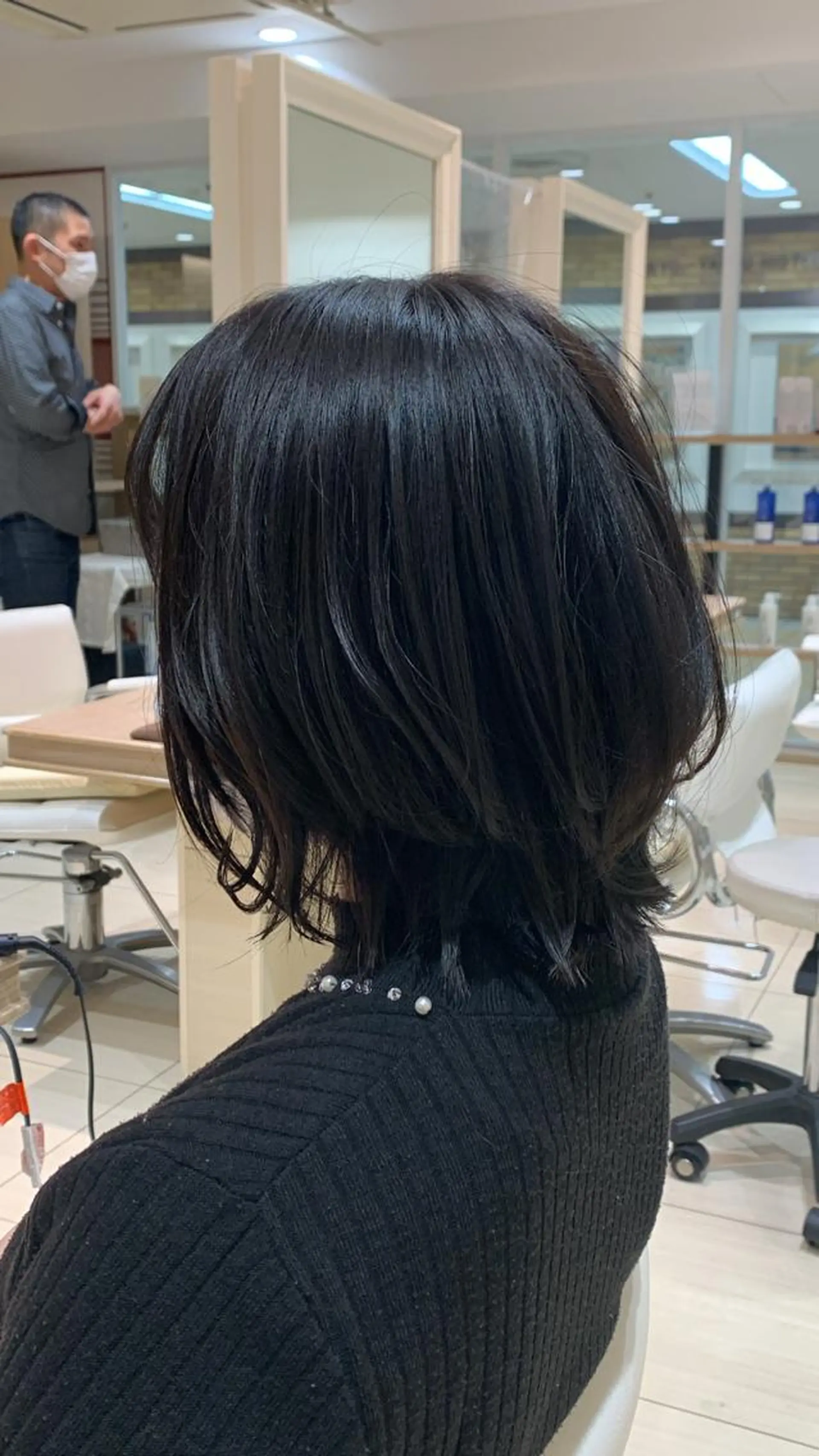 ミディアム HALE 金杉悠作のヘアスタイル