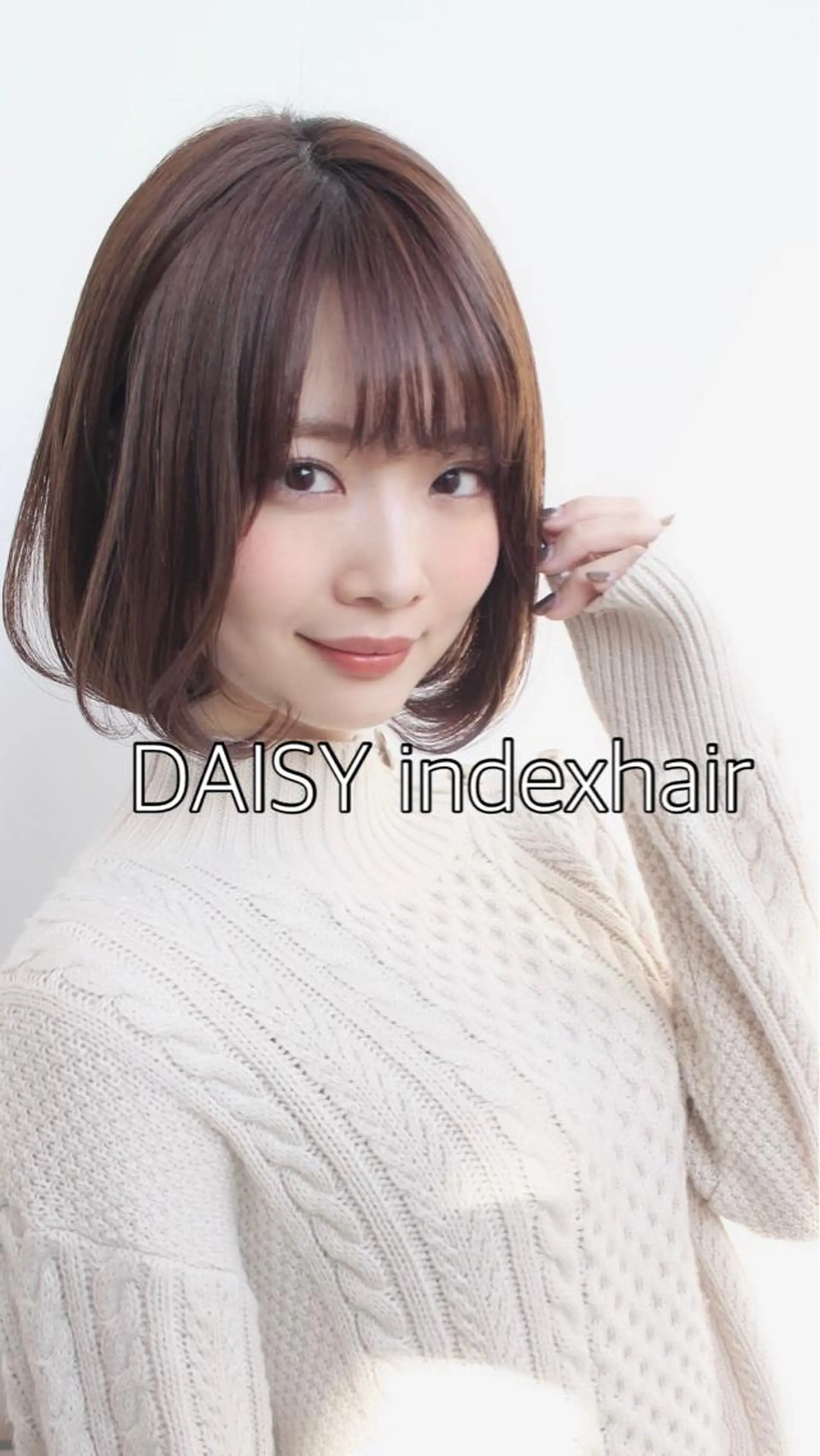 ミディアム カラー パーマ 似合わせカット ストレートパーマ カット ヘアカラー トリートメント DAISYindexhair大島店所属・ナカ ヒサシのヘアスタイル