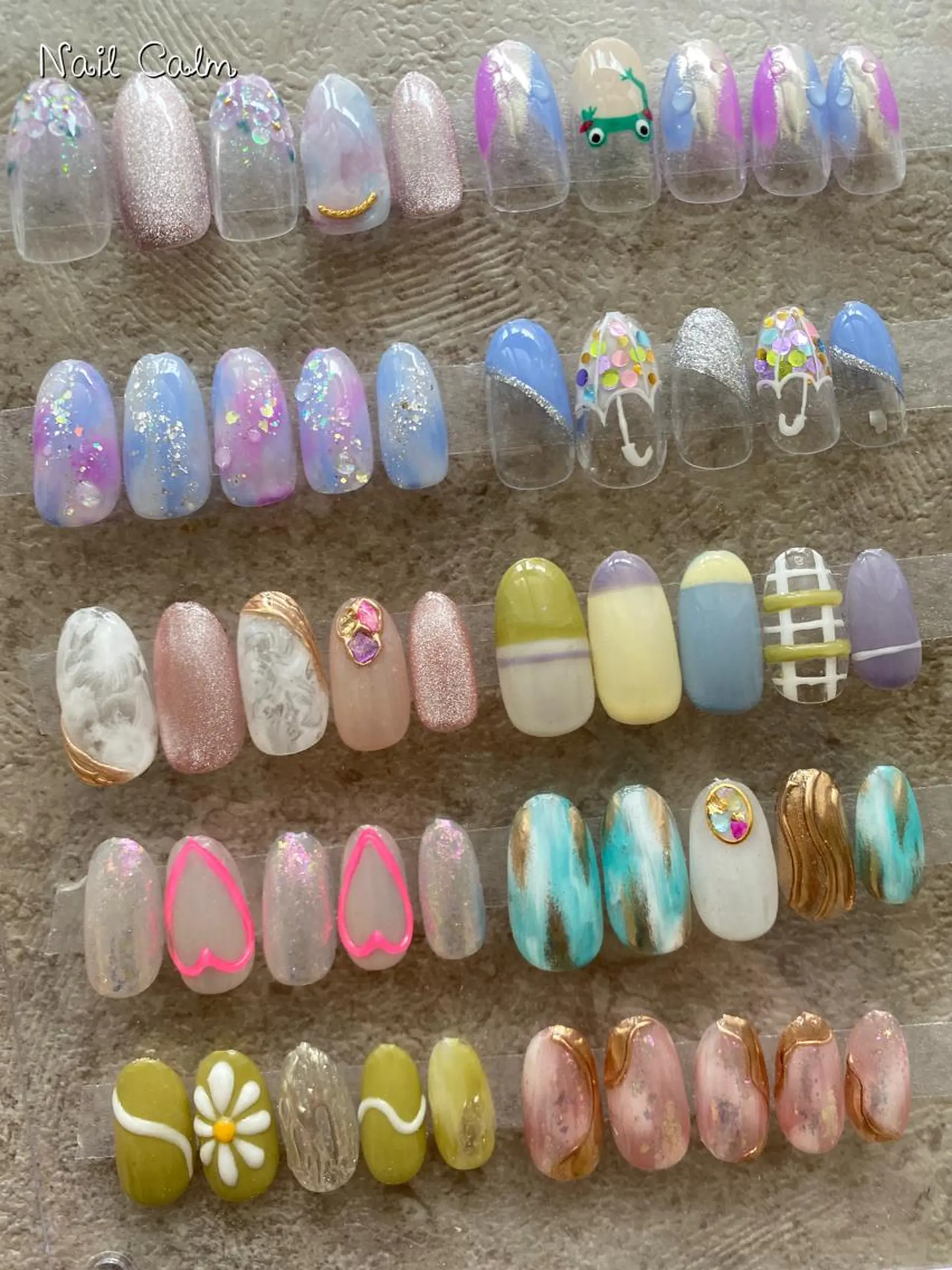 ネイル アートネイル ハンドネイル Nail Calm所属・プライベートサロン Calmのネイルデザイン
