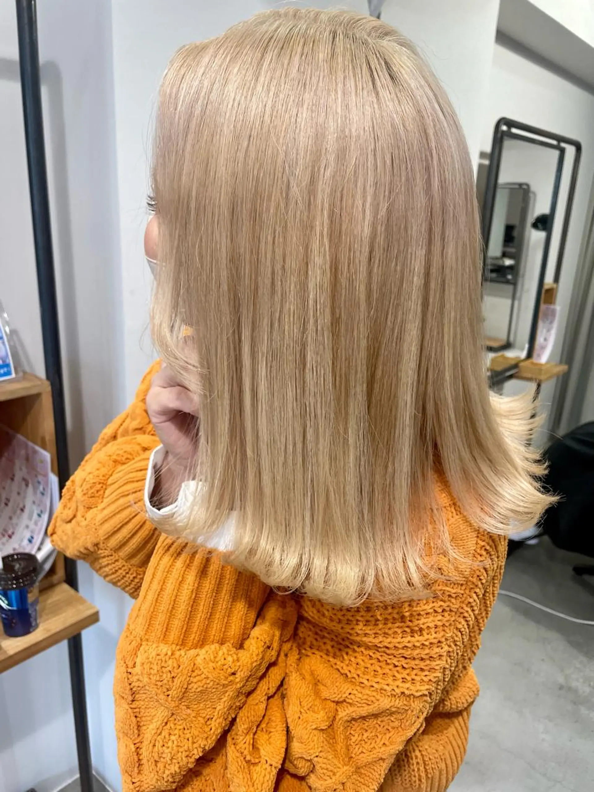 ミディアム カラー ブロンド ヘアカラー トリートメント faith hair bisq所属・平澤 萌香のその他イメージ