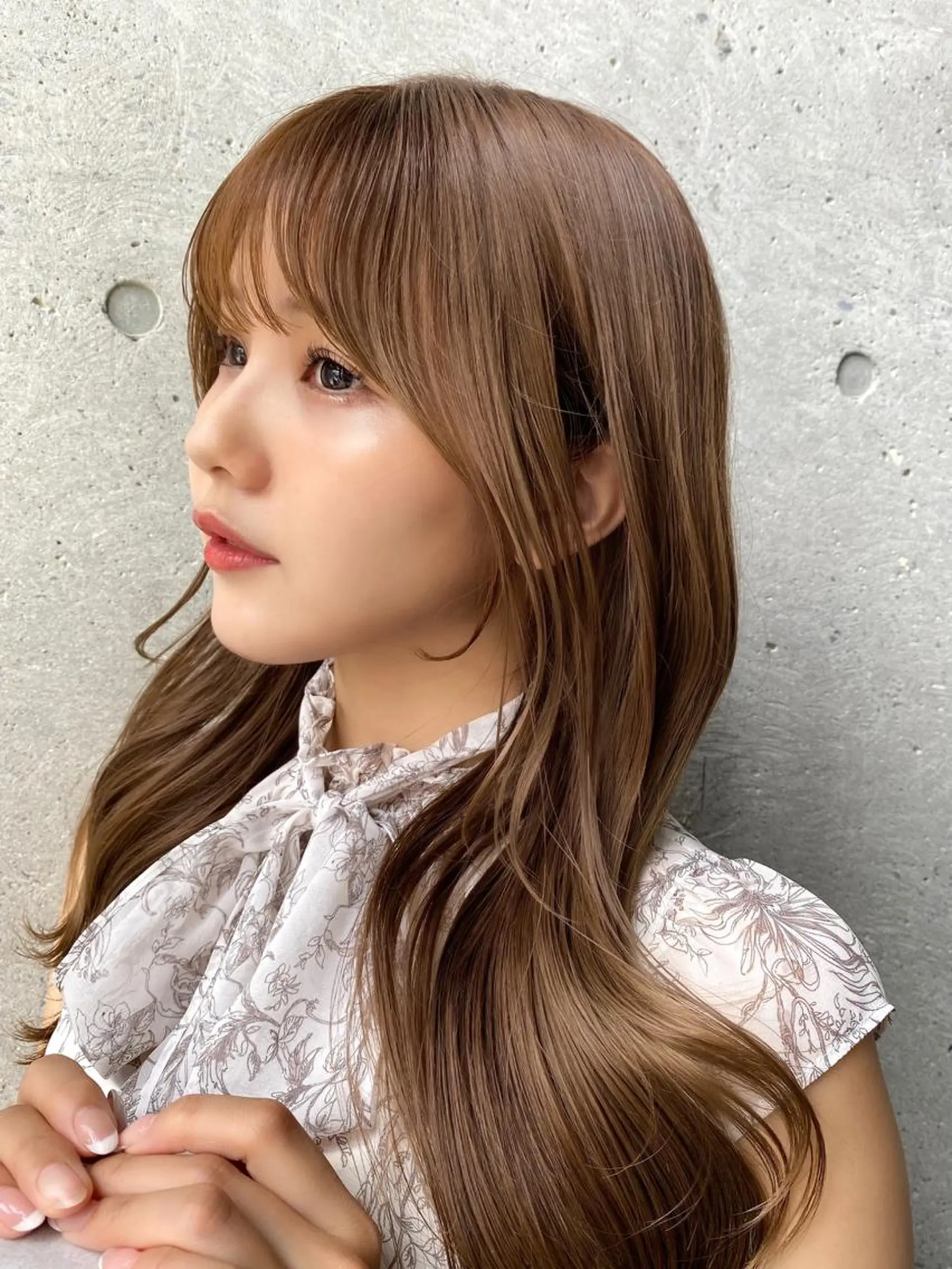 ロング カット ヘアカラー 縮毛矯正 トリートメント SALOWIN原宿AROA店所属・顔まわり神カット✂︎ 齋藤雄大【原宿】のヘアスタイル