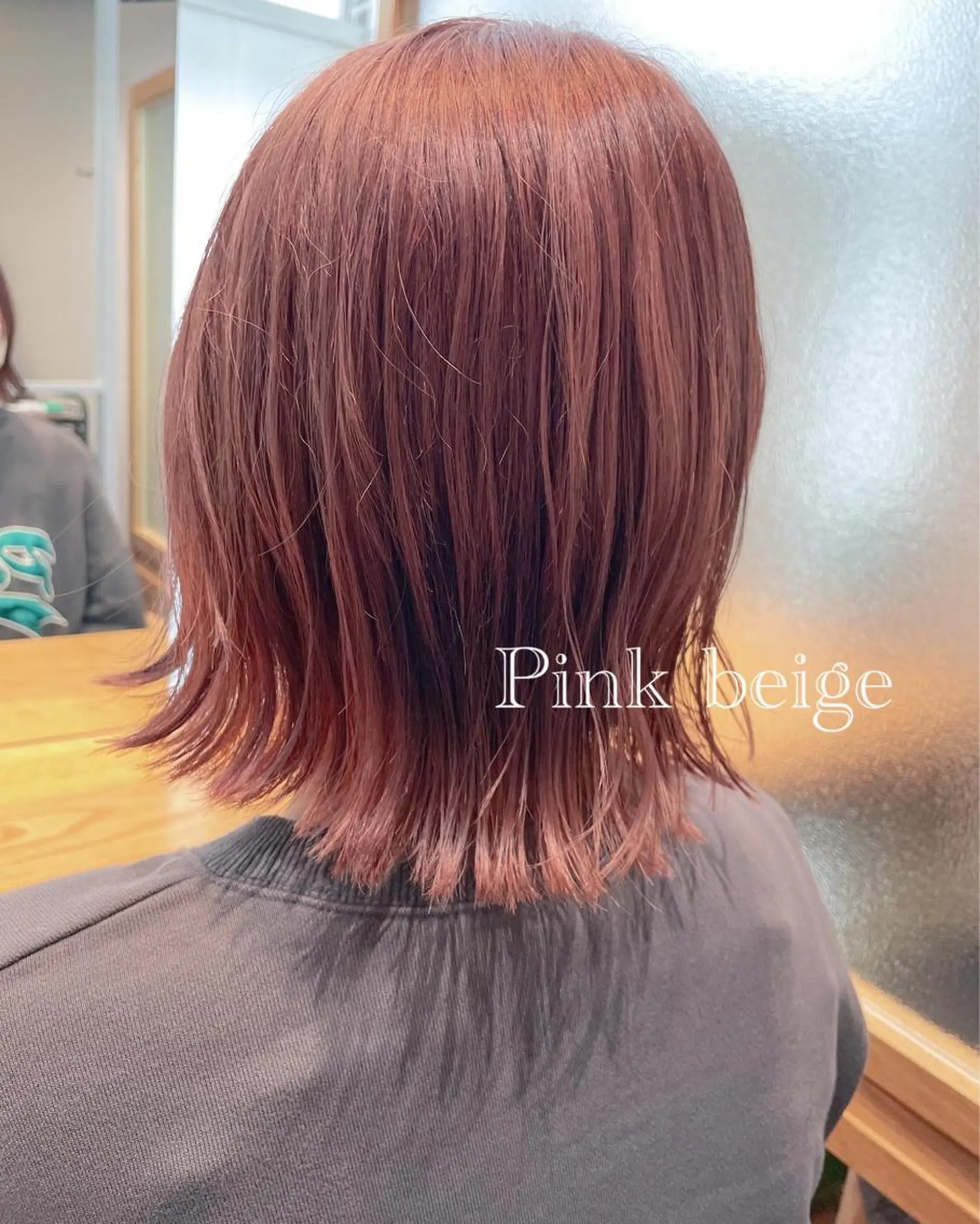 ミディアム ボブ 髪質改善 韓国風ヘア 縮毛矯正 トリートメント ヘアカラー トリートメント カラー得意【梅田】 瀧本友梨乃のヘアスタイル