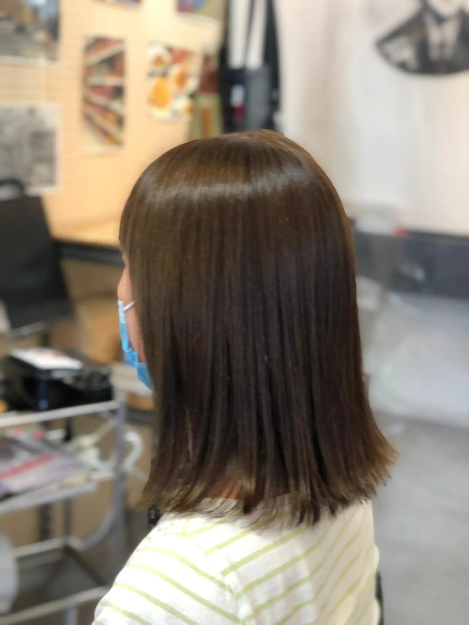 ミディアム 酸性ストレート 髪質改善　ナカゾノ タケシのヘアスタイル