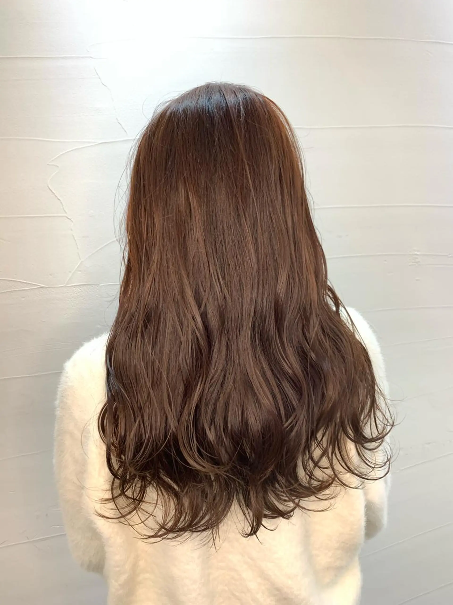 ロング カラー ブリーチ ブラウンカラー ブリーチなしカラー オレンジ オレンジブラウン ヘアカラー ハイトーン職人💗 松本輝美のヘアスタイル