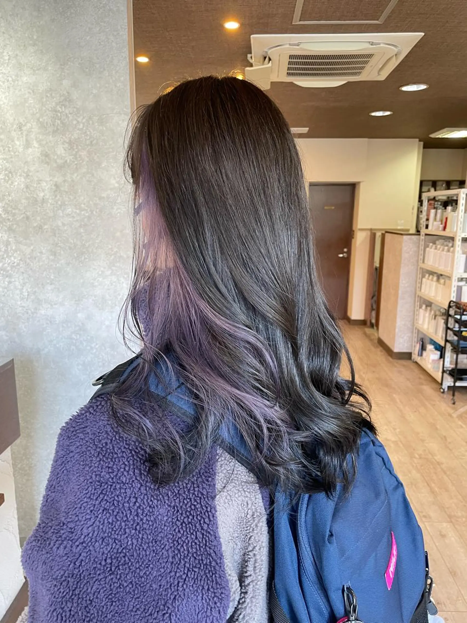 ロング カラー ブリーチ ダークグレー ラベンダーカラー 🫧ヒシダアキ /taboo🫧のヘアスタイル