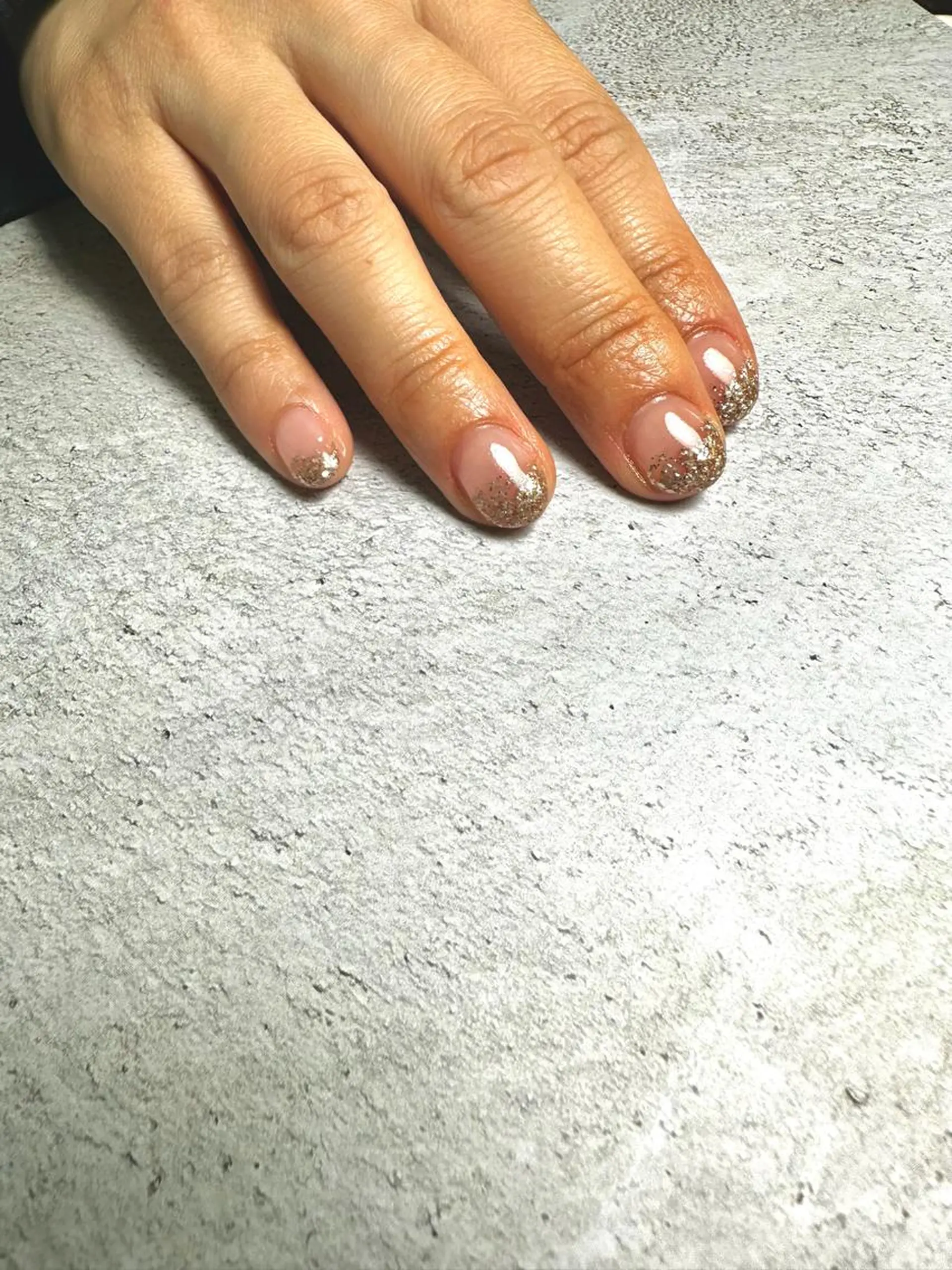 ネイル グラデーション キラキラネイル ラメ(グリッター) ハンドネイル MELLMODE所属・Nakano Kanaのネイルデザイン