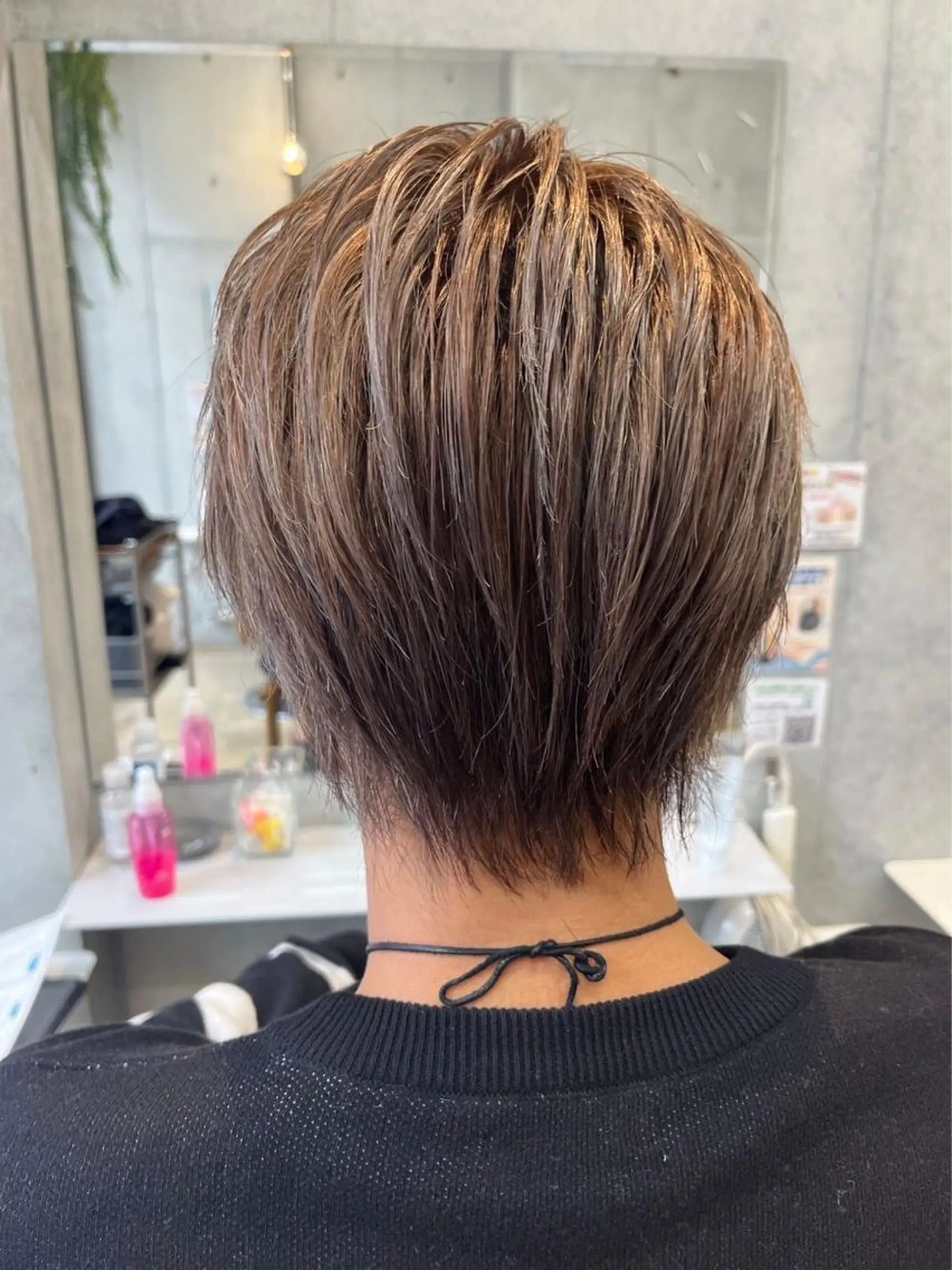 カラー メンズ カコ/レイヤーカット ヘアアレンジのヘアスタイル