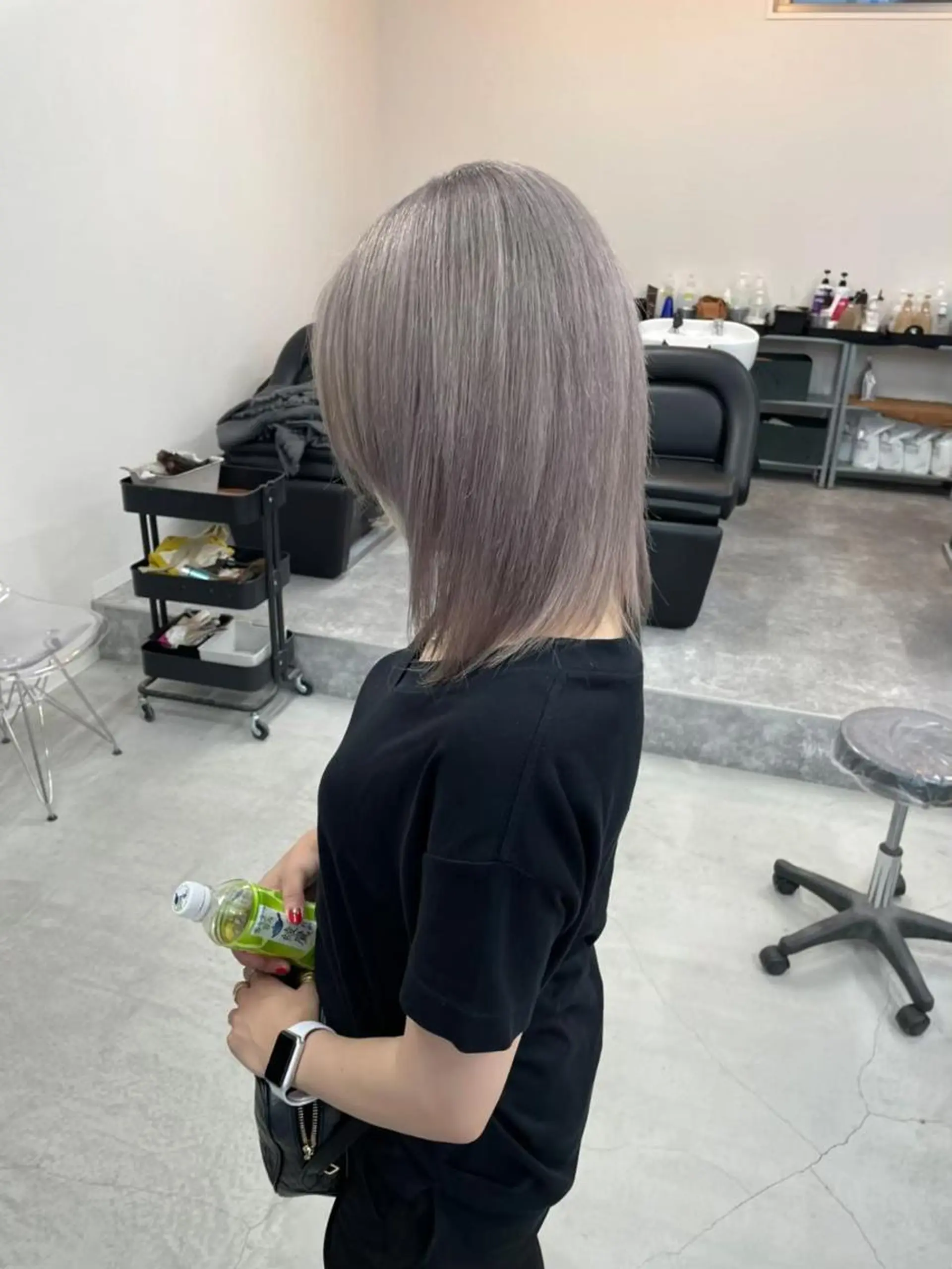 ショート カラー メンズ キッズ アイブロウ マツエク・マツパ ヘアアレンジ ネイル ショートボブ メンズバレイヤージュ メンズブリーチ メンズハイライト メンズハイトーン ケアカラーデザイナー 心斎橋/加山のヘアスタイル