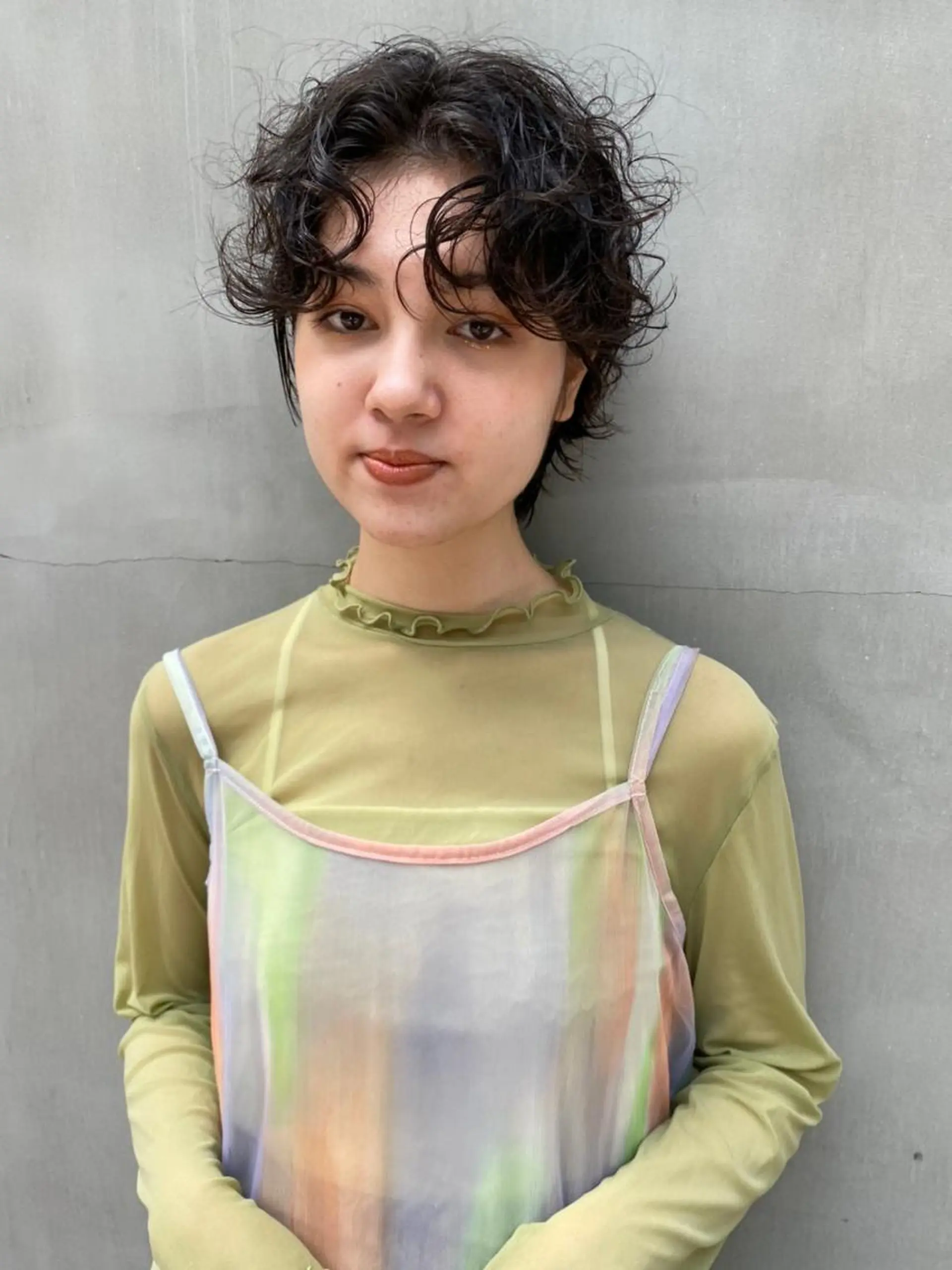 ショート パーマ カラー アディクシーカラー ブリーチ ブロンド ブルーカラー ハイライトカラー カット ヘアカラー パーマ 縮毛矯正 トリートメント ヘッドスパ CEINE【セーヌ】 三軒茶屋のヘアスタイル