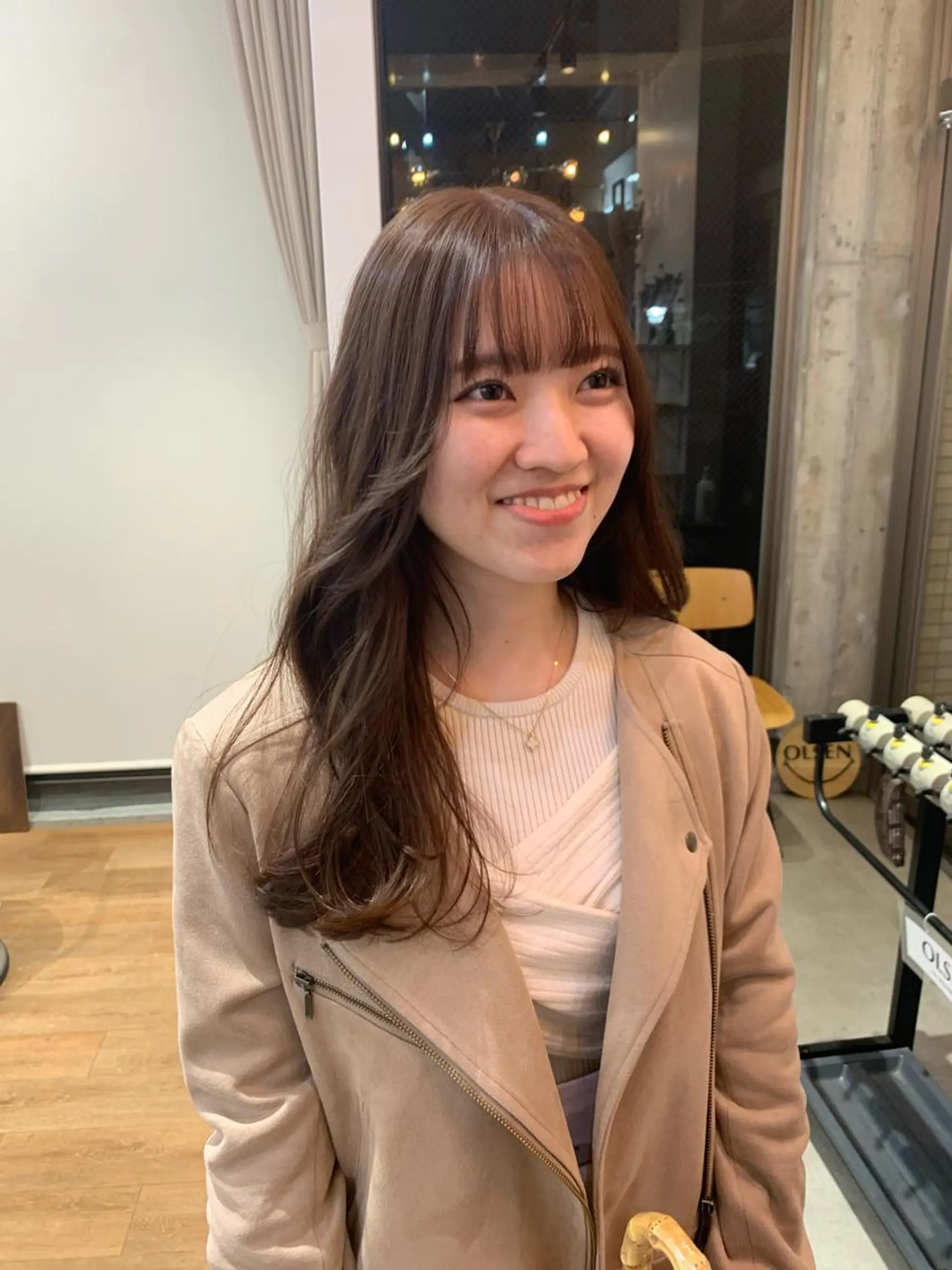ロング カラー カット ヘアカラー 表参道OLSEN✂︎ nanamiのヘアスタイル
