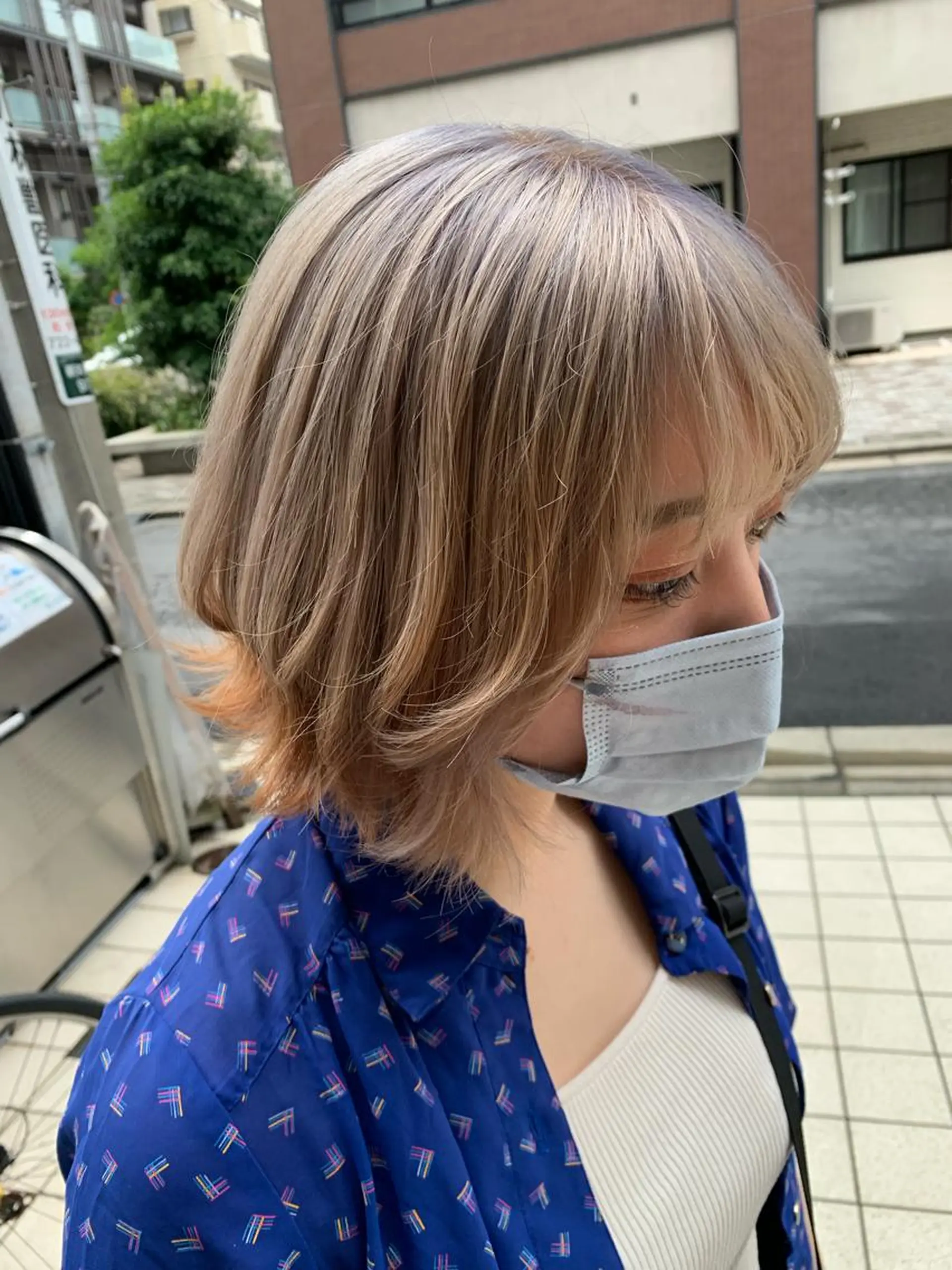 ミディアム カラー SOAR武蔵小杉所属・💜ハナエ💜 オーダーメイド美髪✨のヘアスタイル