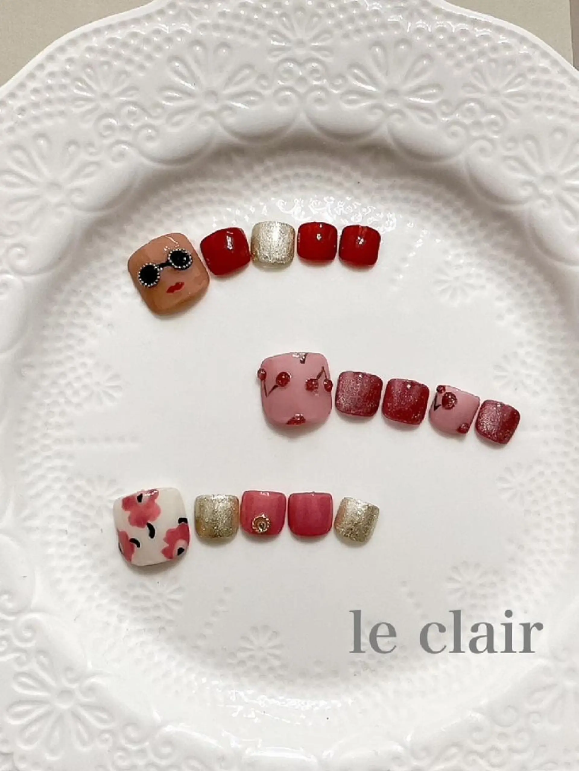 ネイル フットネイル le clairのネイルデザイン