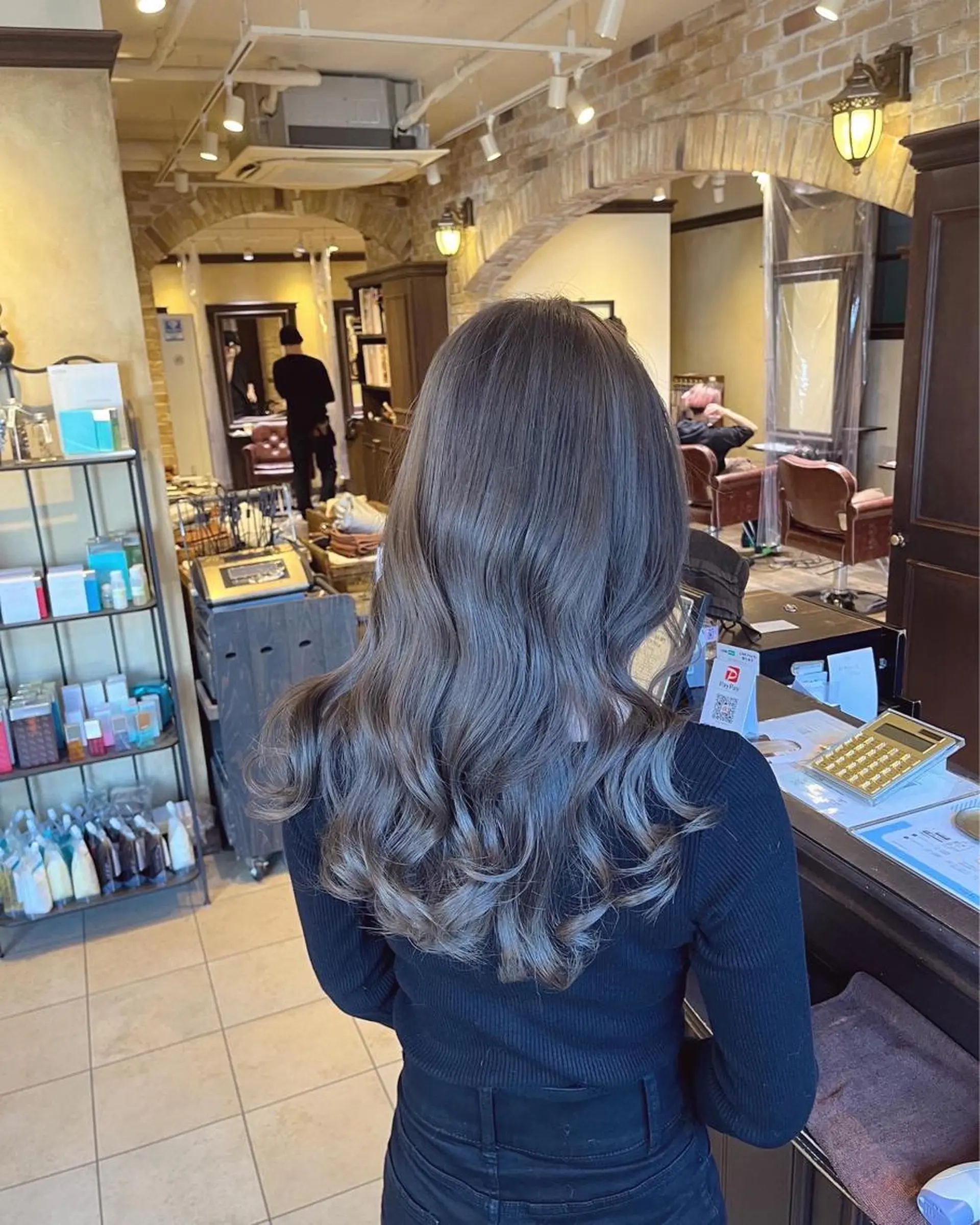 ロング 🧡ミルクティー/ レイヤー🧡ショウナのヘアスタイル