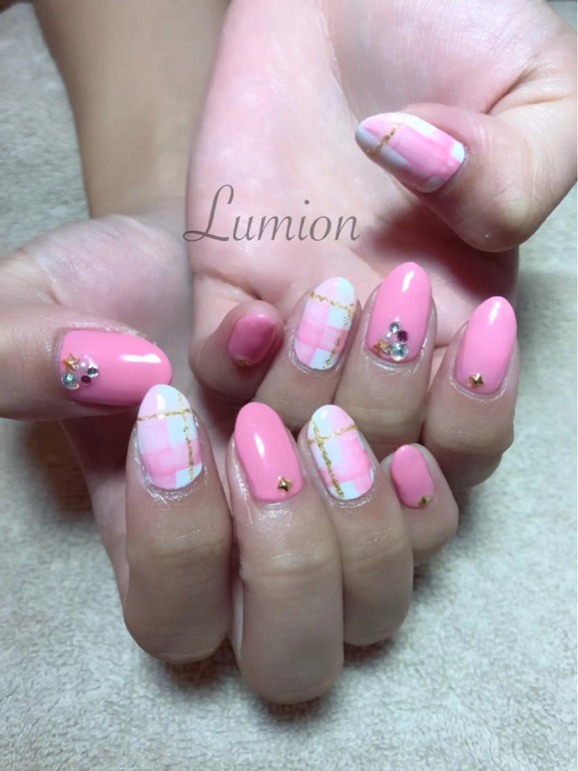 ネイル ピンク ハンドネイル 菊地 美沙斗のネイルデザイン