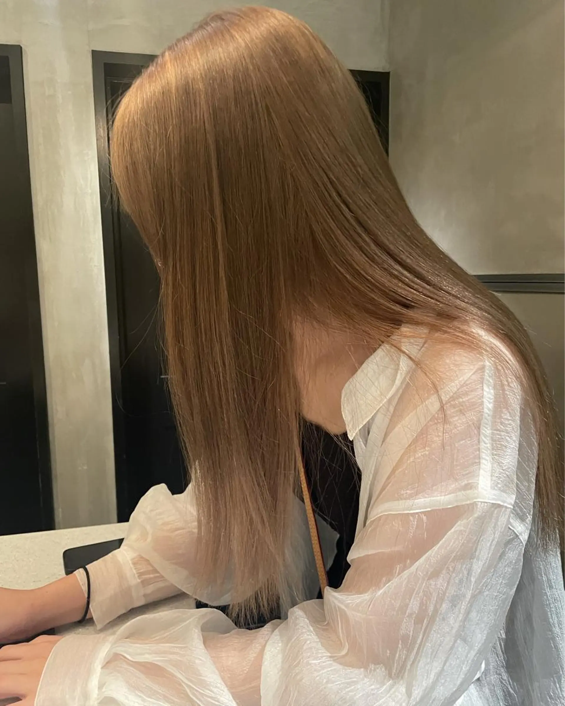 ロング カラー classic 新横浜所属・大人girly🛋️ 🤍yukakoのヘアスタイル