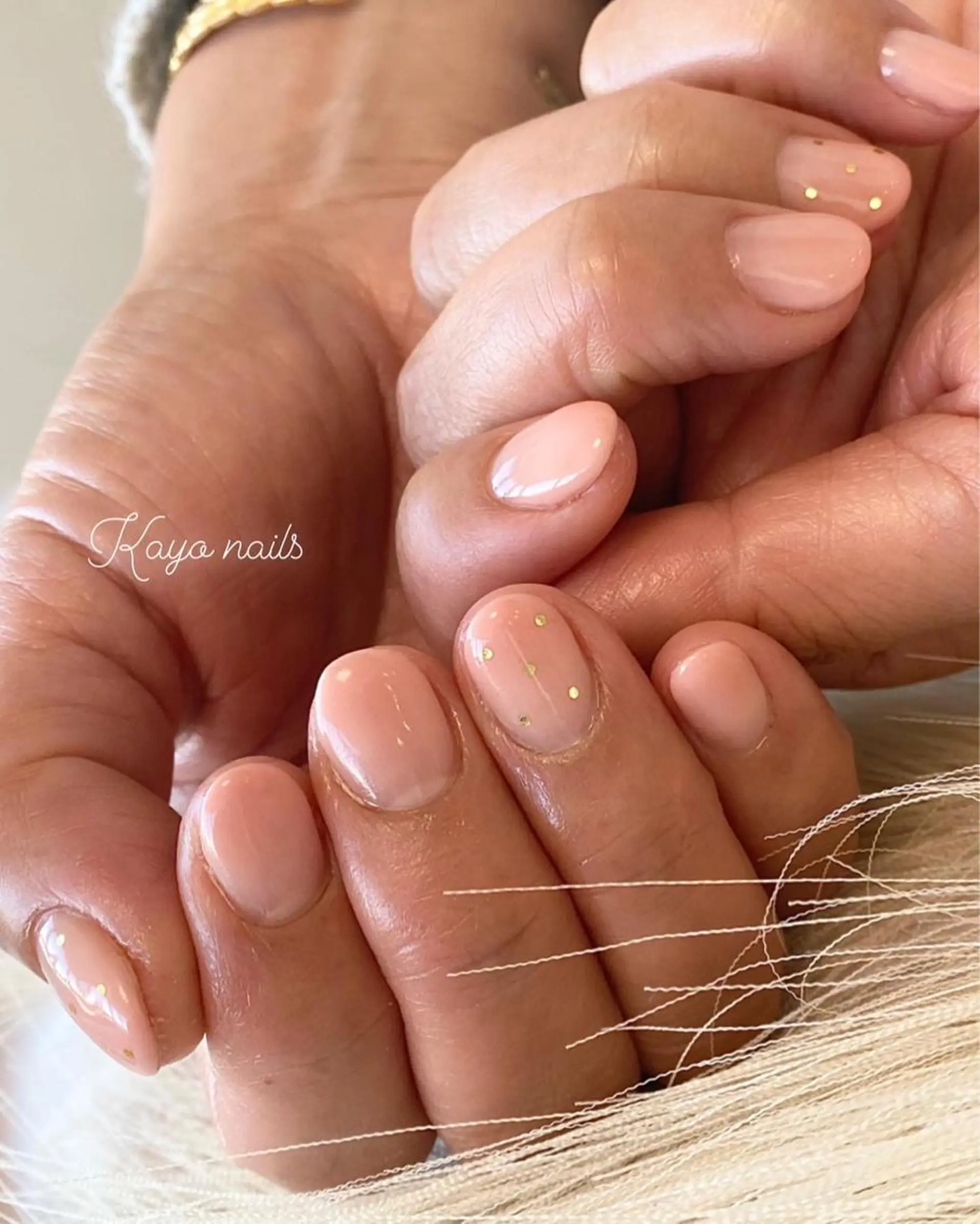 ネイル グラデーション ホログラムネイル Nail salon Orieのネイルデザイン