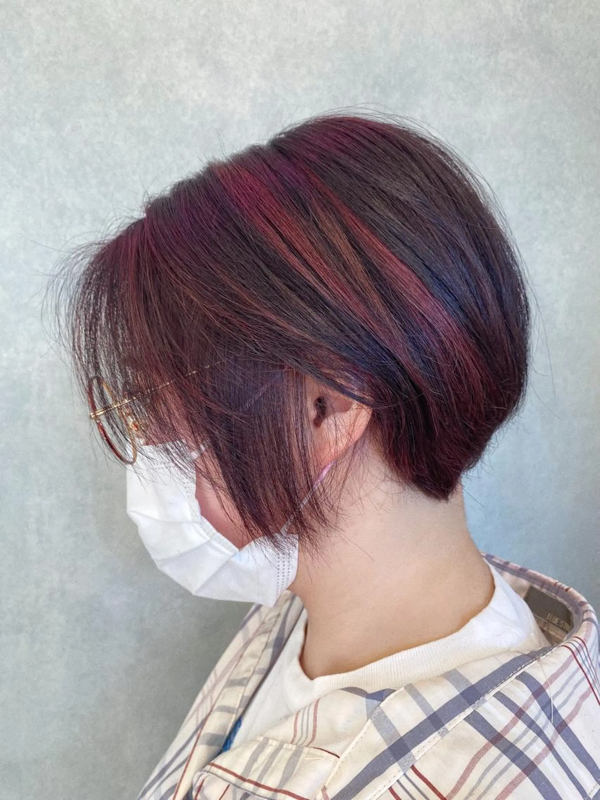 ショート カラー 🕶️佐藤 海李🐏のヘアスタイル