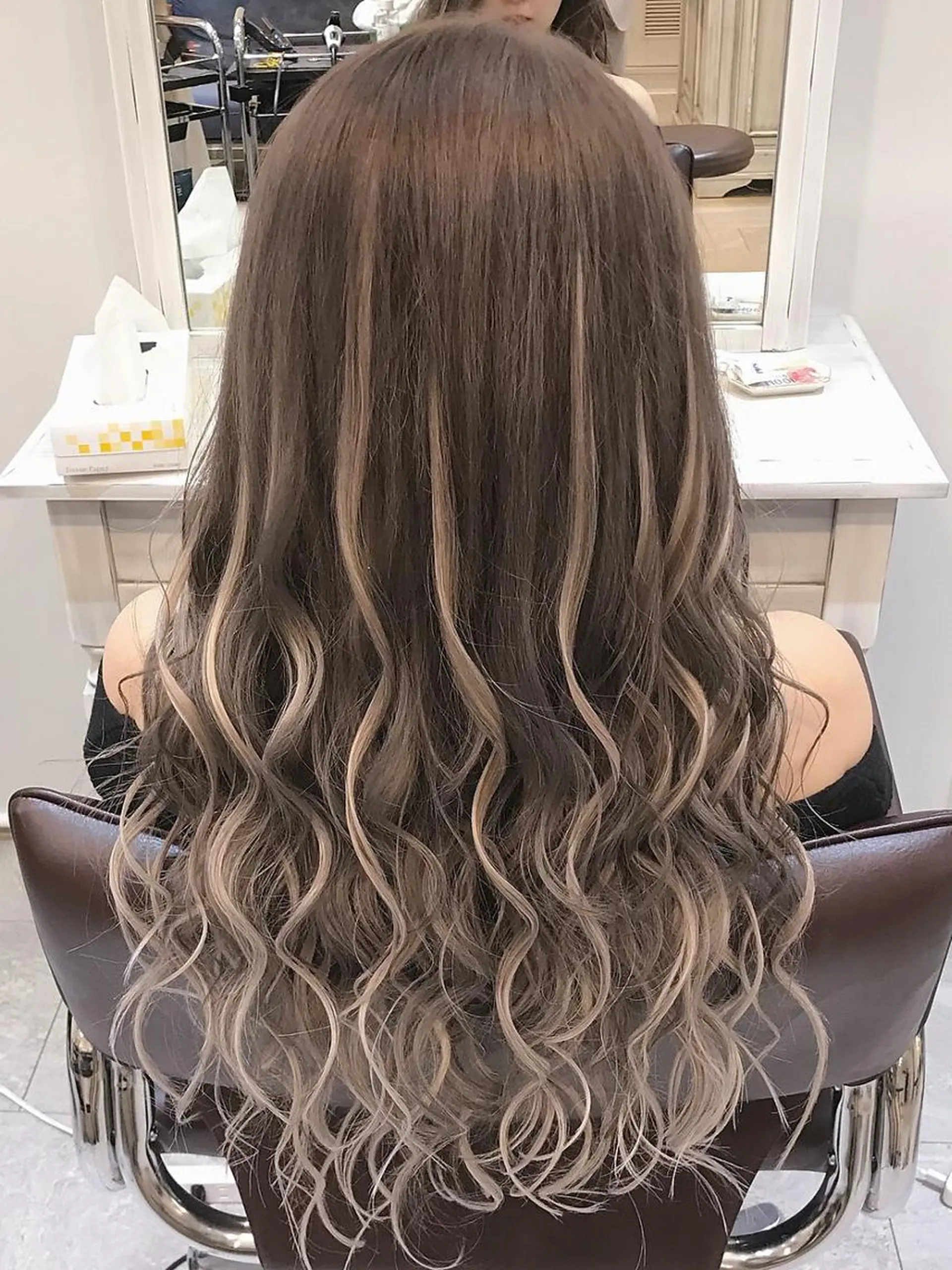 ロング カラー パーマ ヘアアレンジ エクステ地域最安値★ Device梅田のヘアスタイル