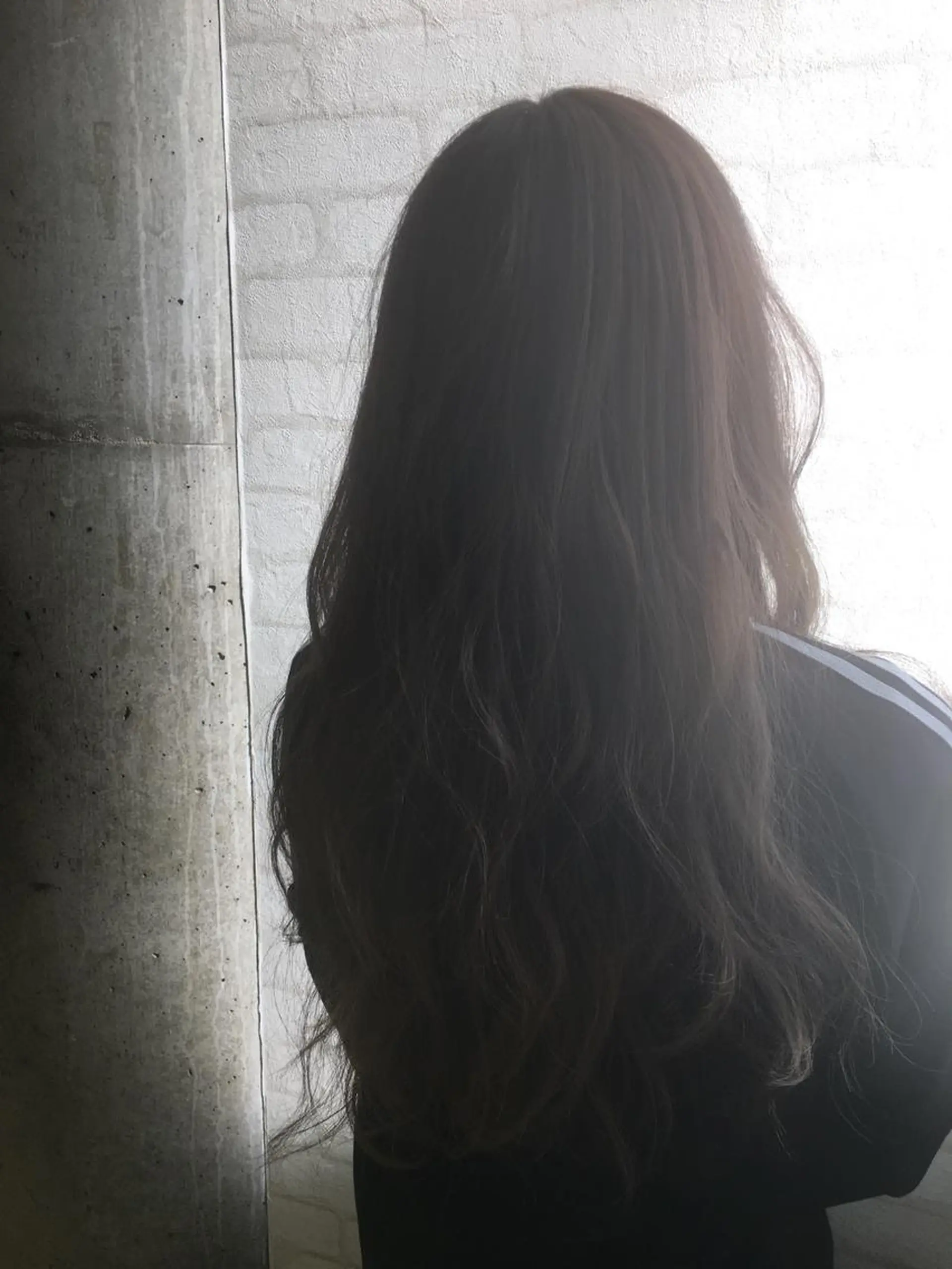 ロング カット ヘアカラー brace 立花のヘアスタイル