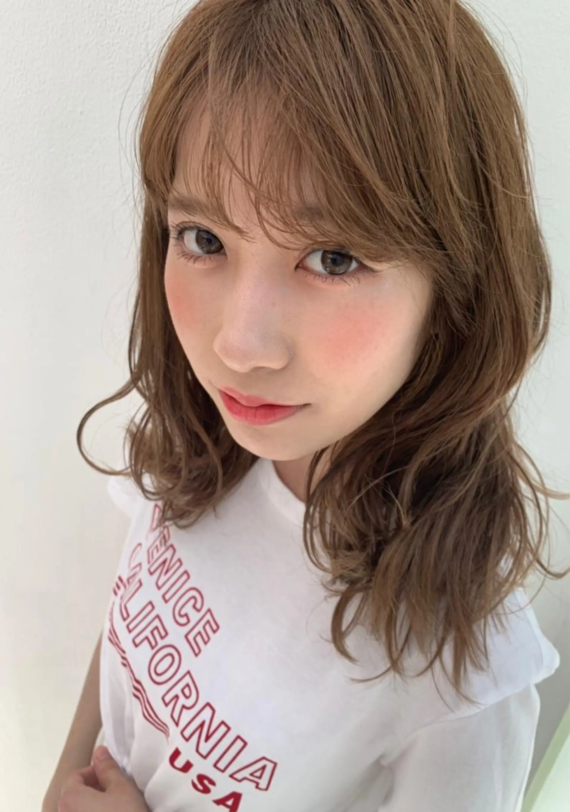 セミロング ハッシュカット/ボブ /レイヤー/彩奈のヘアスタイル