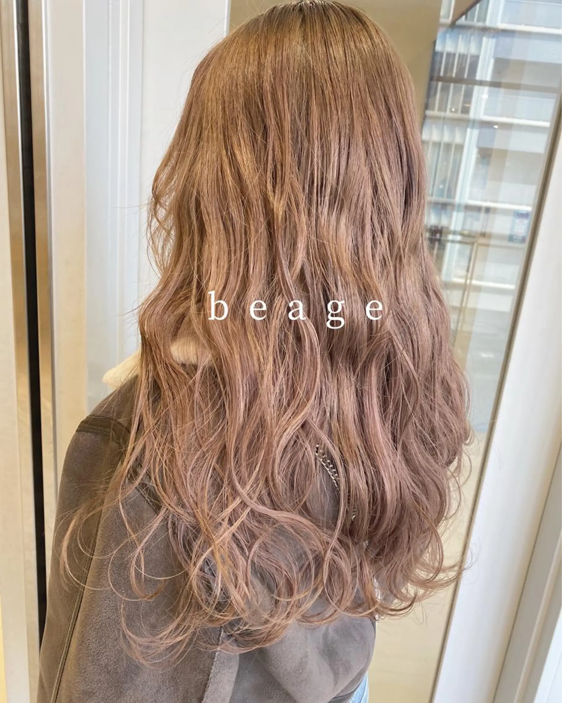 ロング トリートメント ヘアカラー まお♡レイヤーカット 耳ツボジュエリーのヘアスタイル