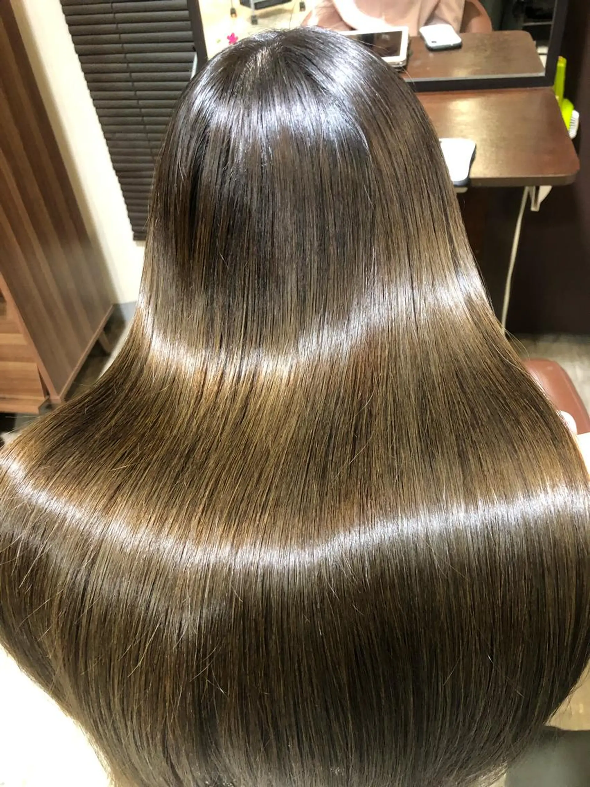 ロング カラー ヘアアレンジ PALETTE(パレット)所属・SHIORI💜艶々 柔らかカラーへ💜のヘアスタイル