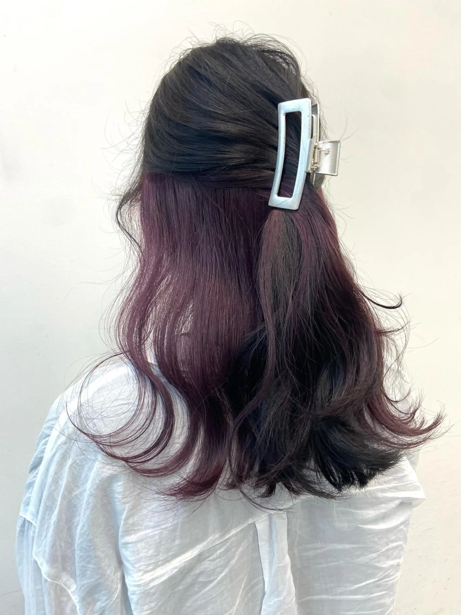 ミディアム パープルカラー 韓国レイヤー/ヘア カラー🎀ayamiのヘアスタイル