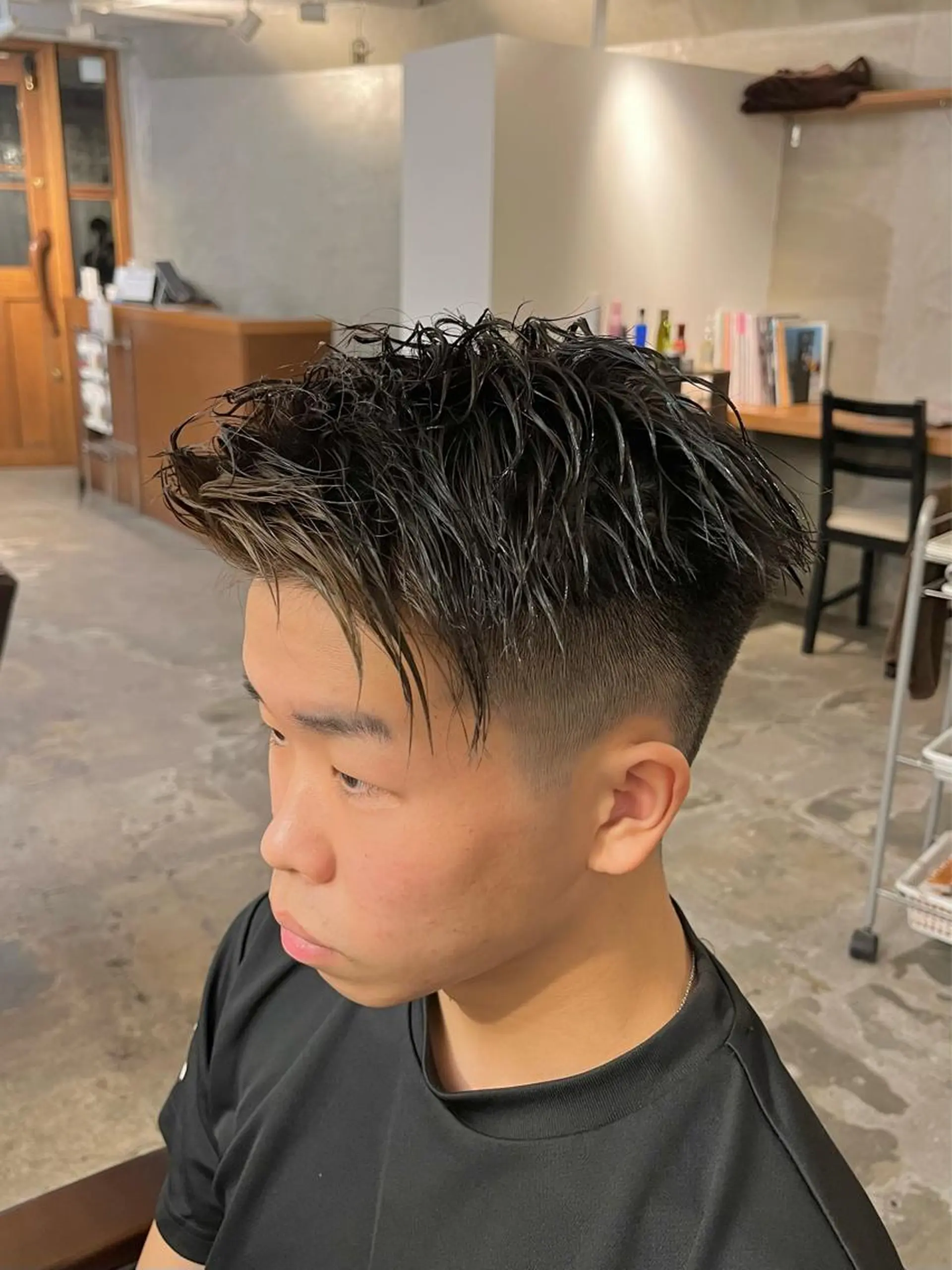 パーマ メンズ パーマ FUJINO RYOのヘアスタイル