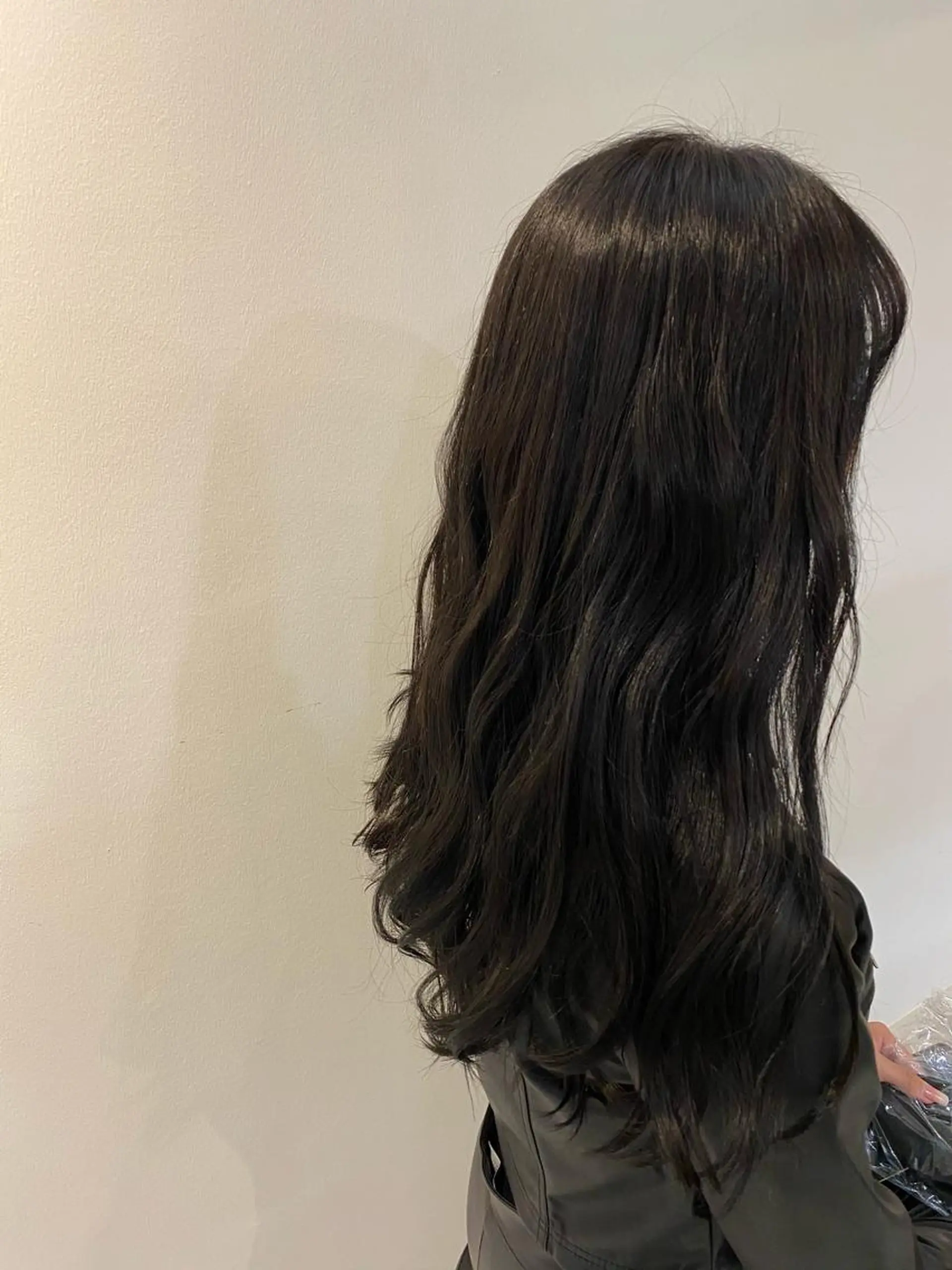 ロング カラー 透明感カラー パープルカラー サイトウ アカネのヘアスタイル