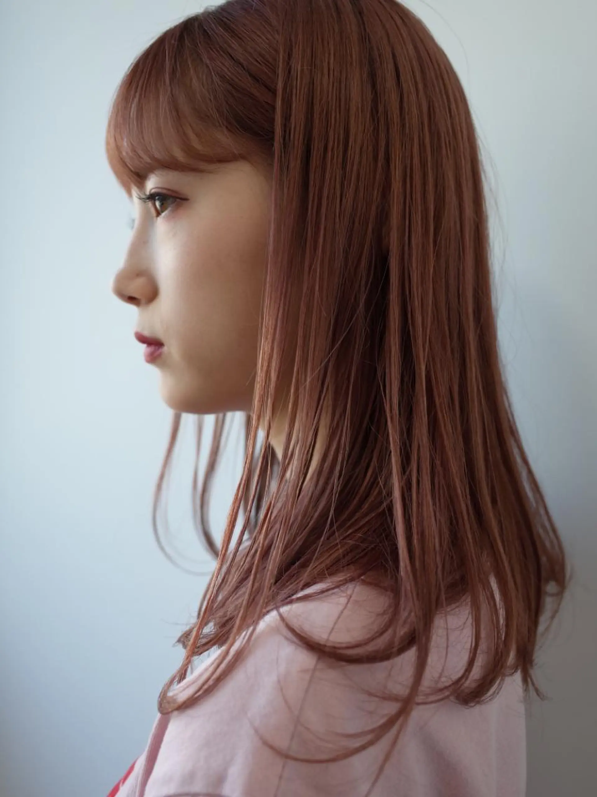 ミディアム ヘアカラー ウルフ、ボブ美容師 今井のヘアスタイル