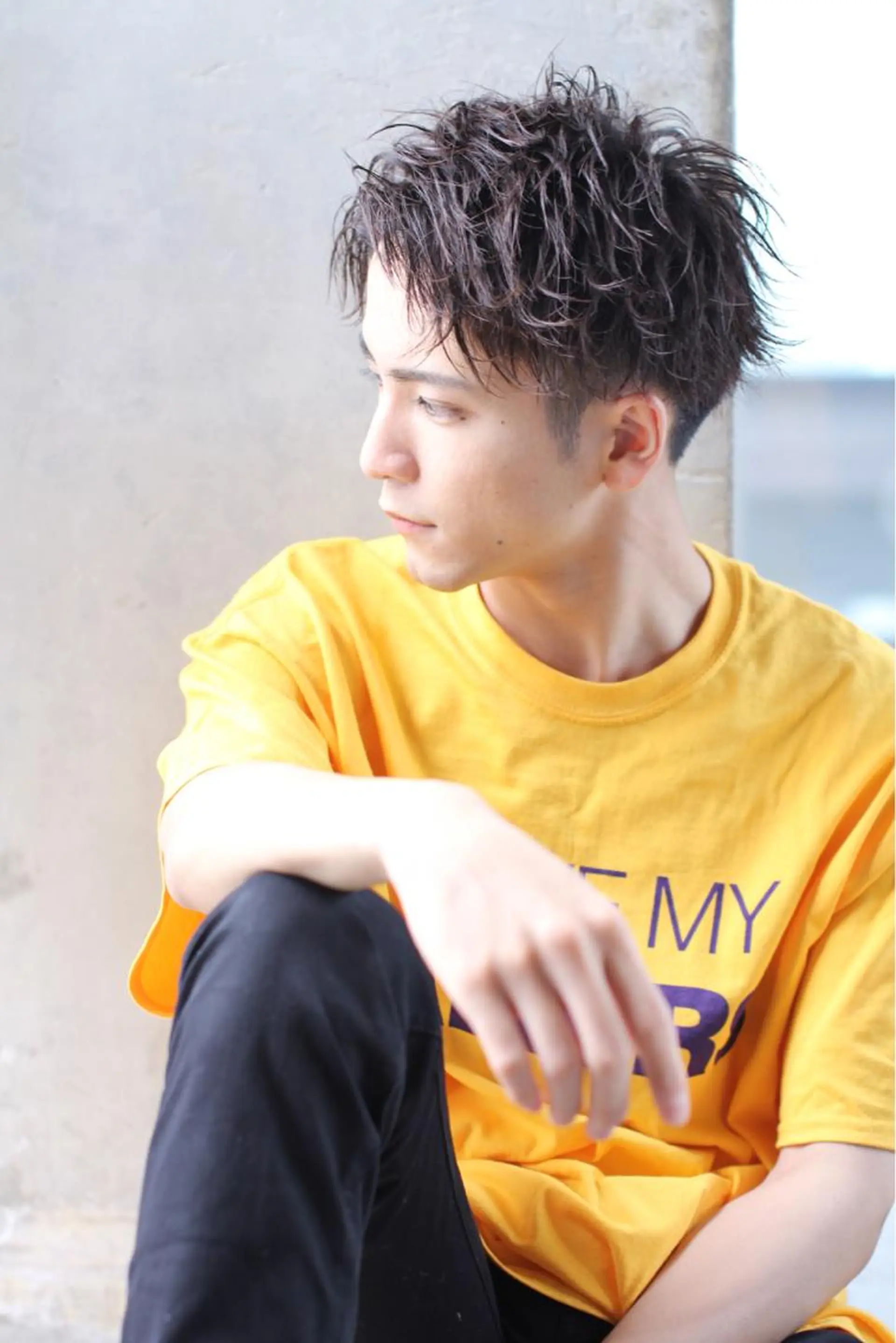 カラー パーマ メンズ カット ヘアカラー パーマ トリートメント ヘアセット 【メンズ特化】 ムネカタ アキトのヘアスタイル