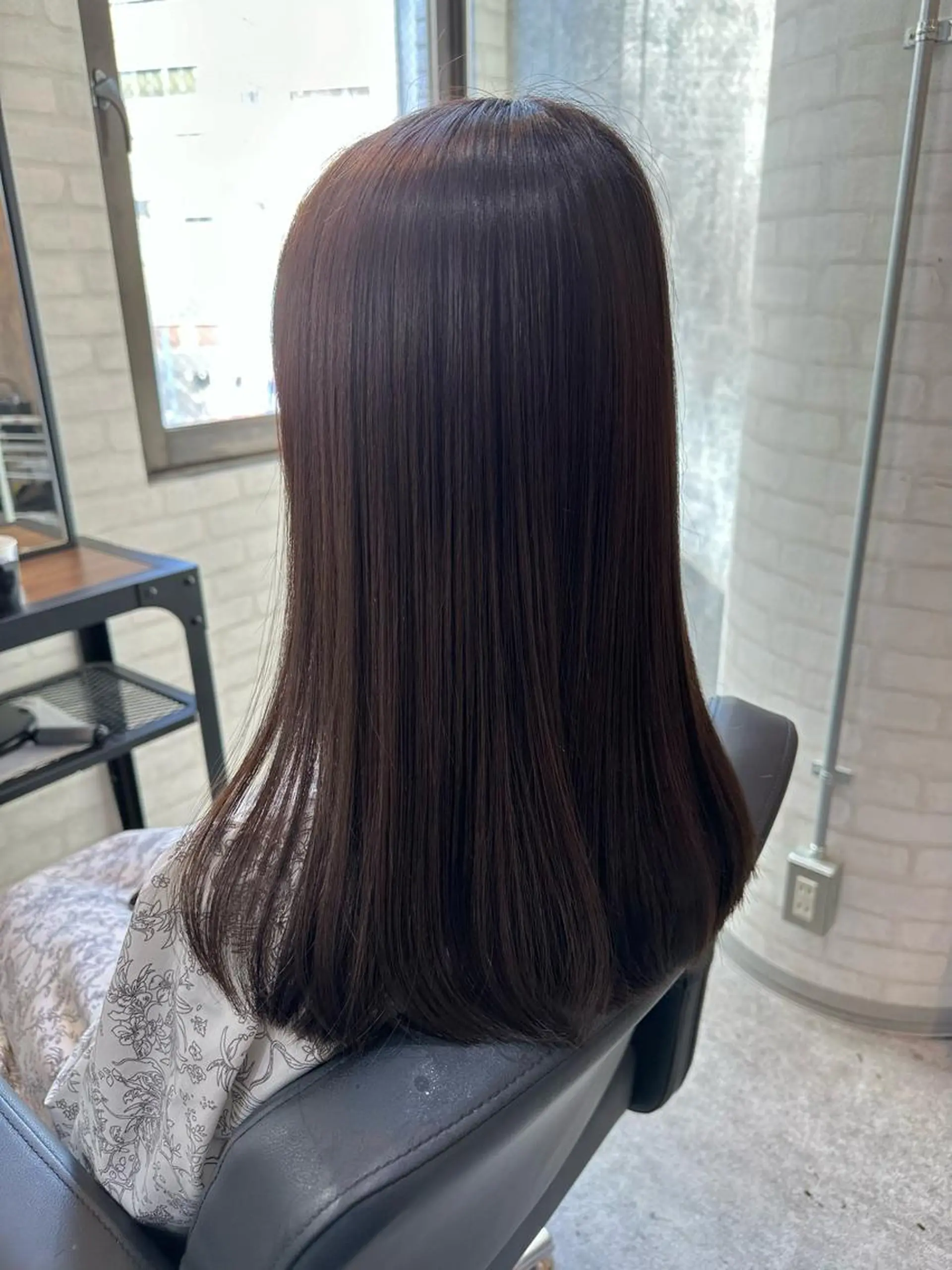 ロング カット 縮毛矯正 トリートメント 縮毛矯正/髪質改善 レイヤー/山内健太郎のヘアスタイル