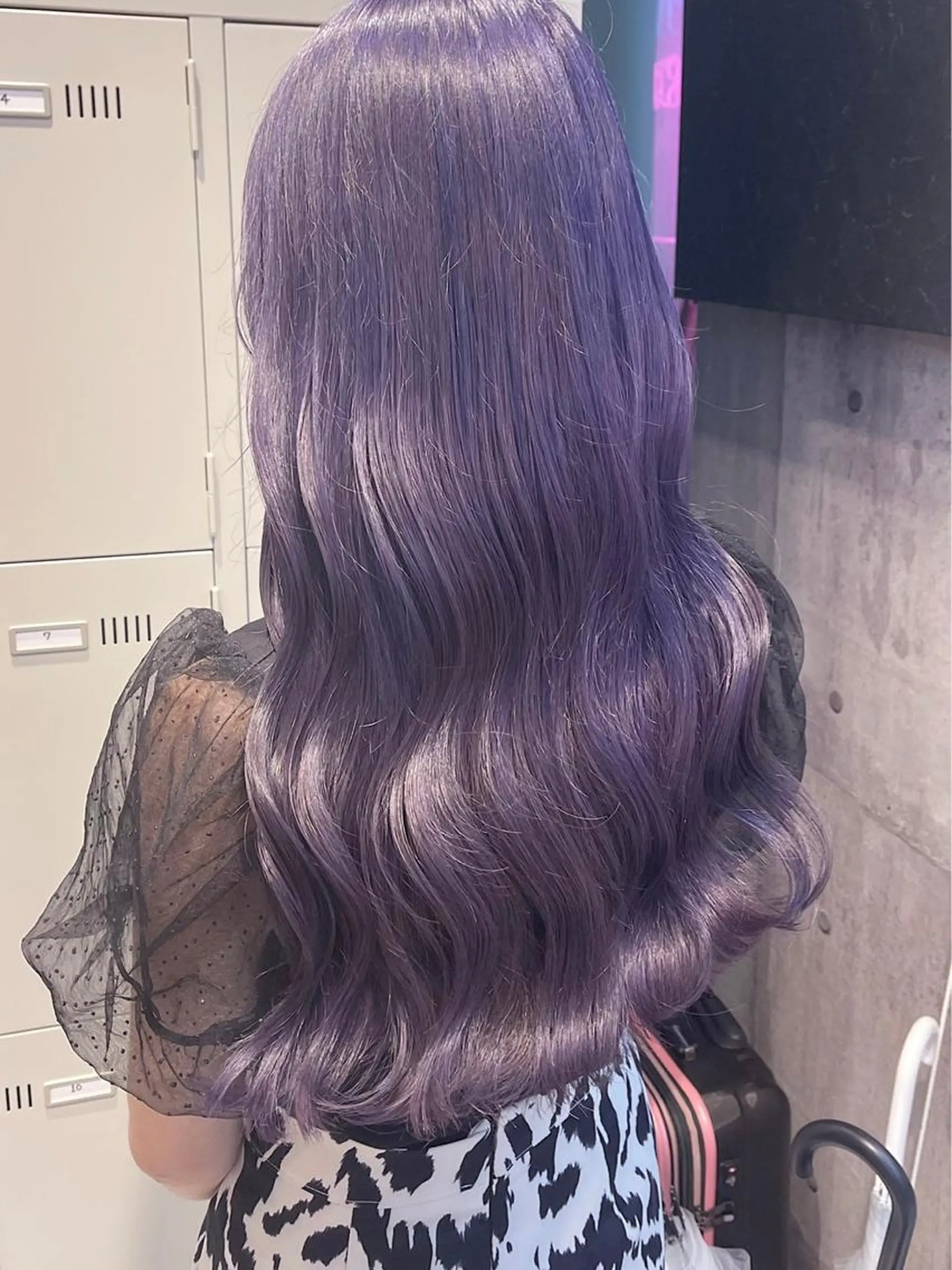 ロング カラー パーマ ヘアアレンジ メンズ キッズ ネイル マツエク・マツパ アイブロウ 🐺ウルフ×ハイトー ン🖤Yukinoのヘアスタイル