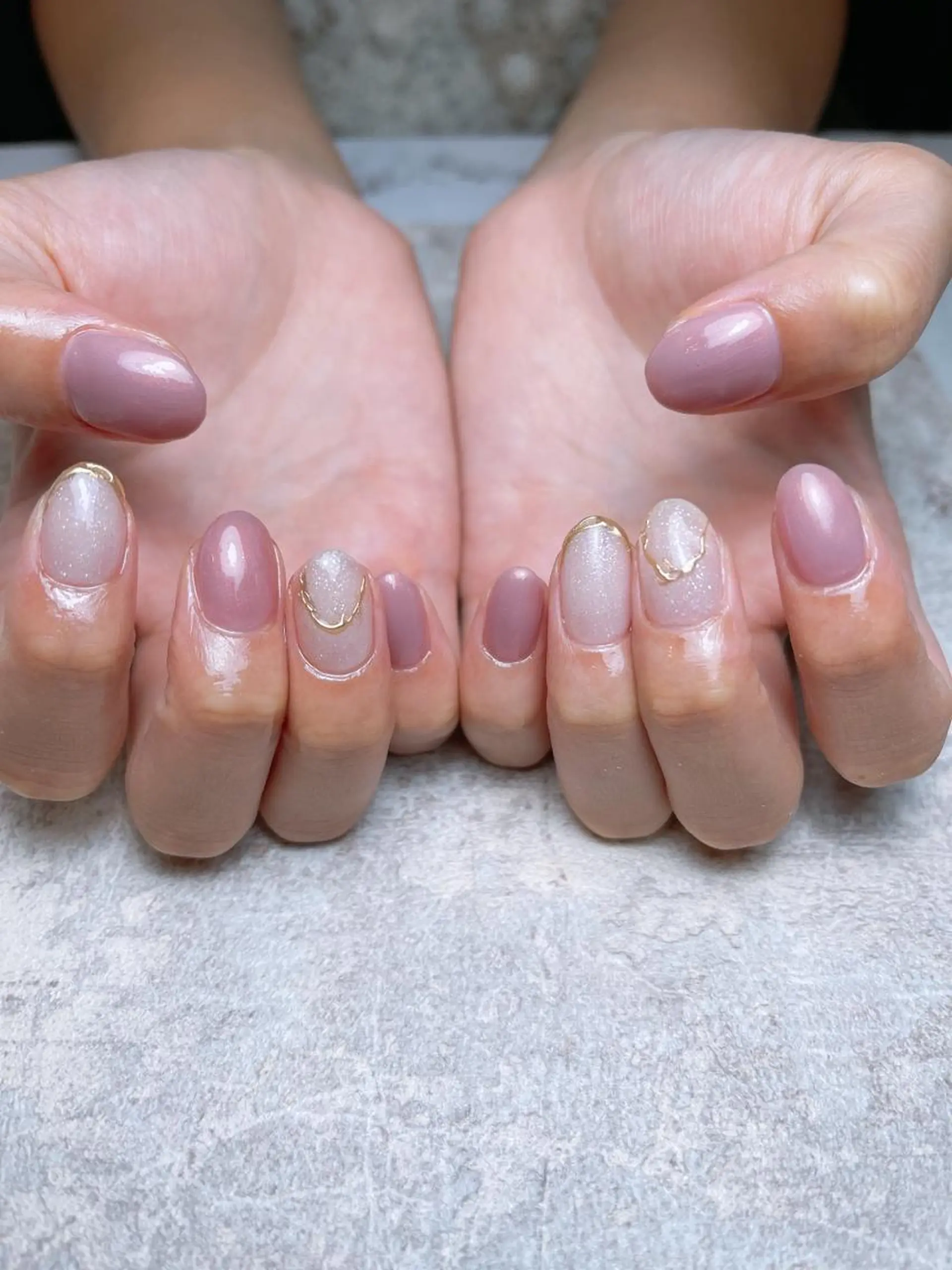 ネイル ピンク nailsalon mur.のネイルデザイン