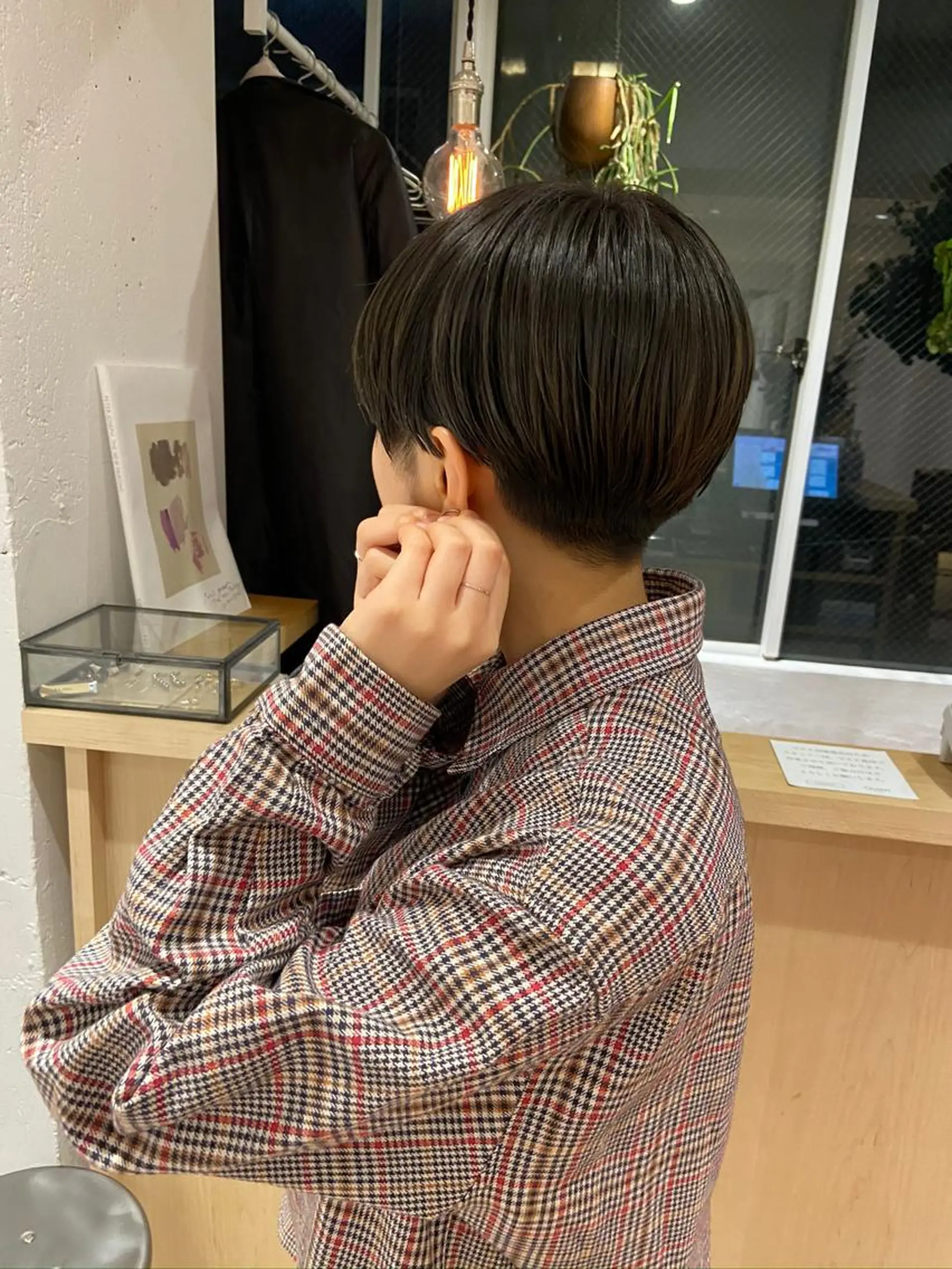ショート カラー カット ヘアカラー トリートメント salowin三丁目所属・🟩ベージュ/ショー ト/ボブ🟩タカモリのヘアスタイル