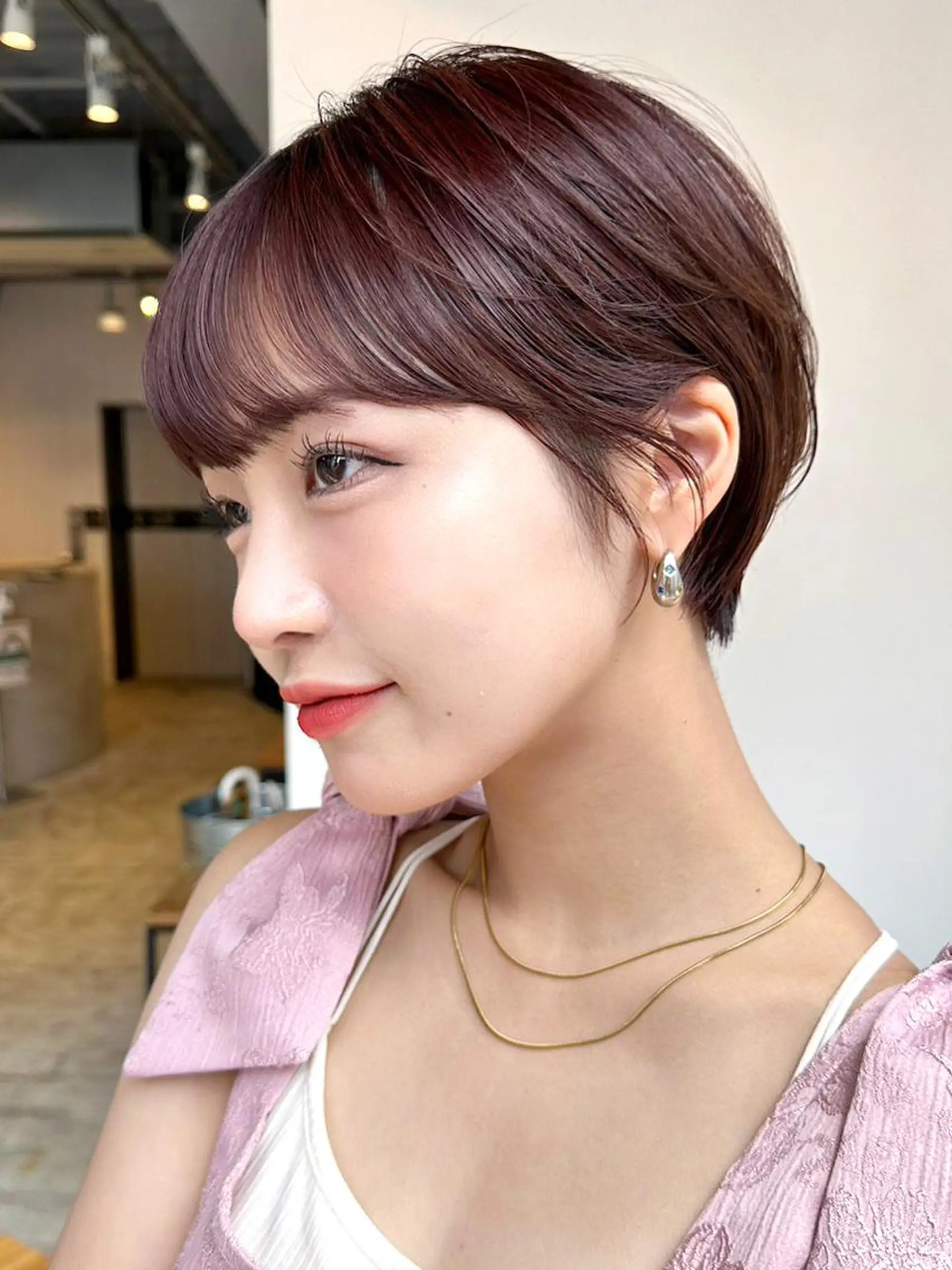 ショート カラー ショートヘア ITbyALBUM 中野店のヘアスタイル