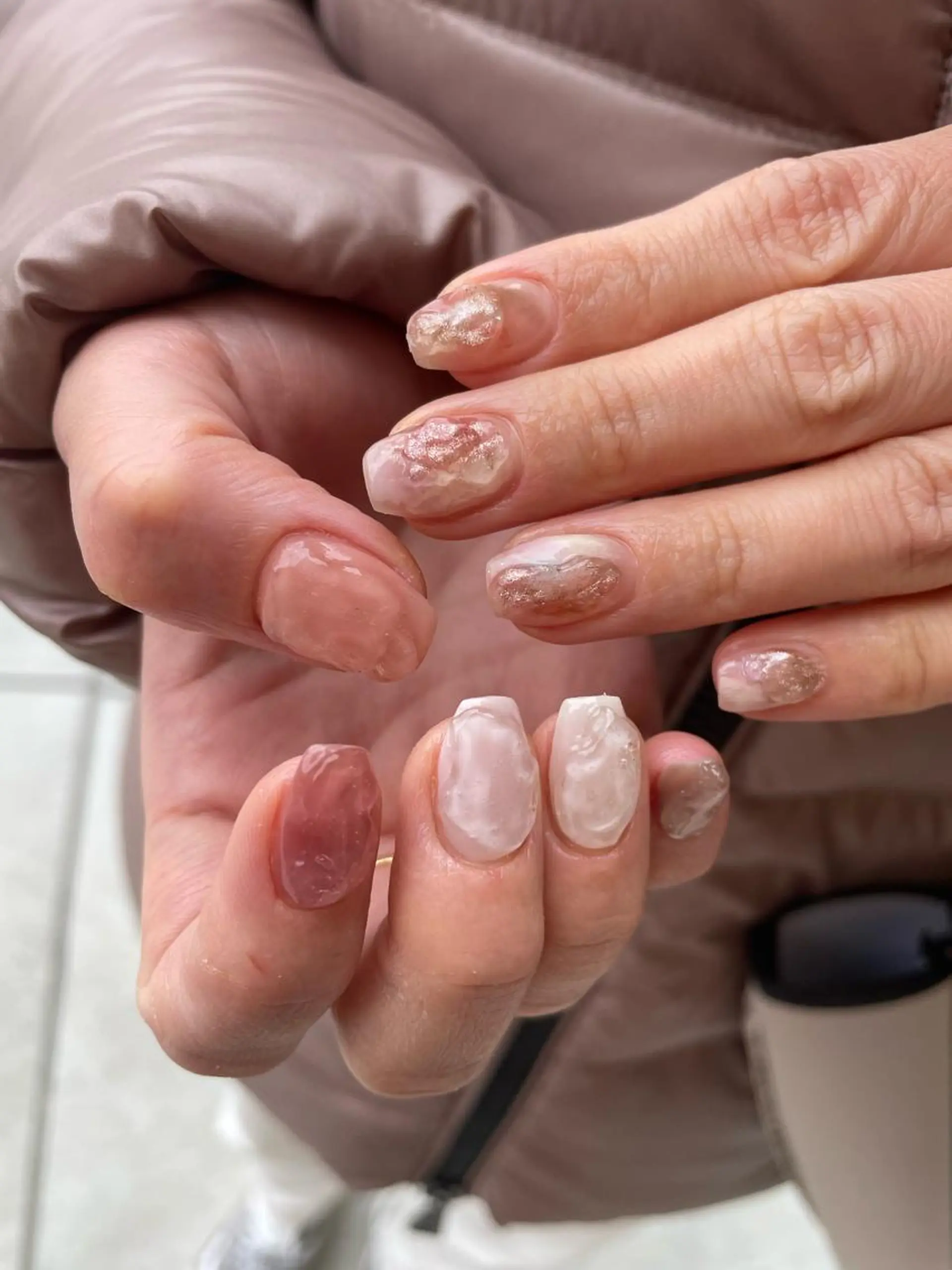 ロング カラー ヘアアレンジ キッズ ネイル マツエク・マツパ アイブロウ 福田 加奈のネイルデザイン