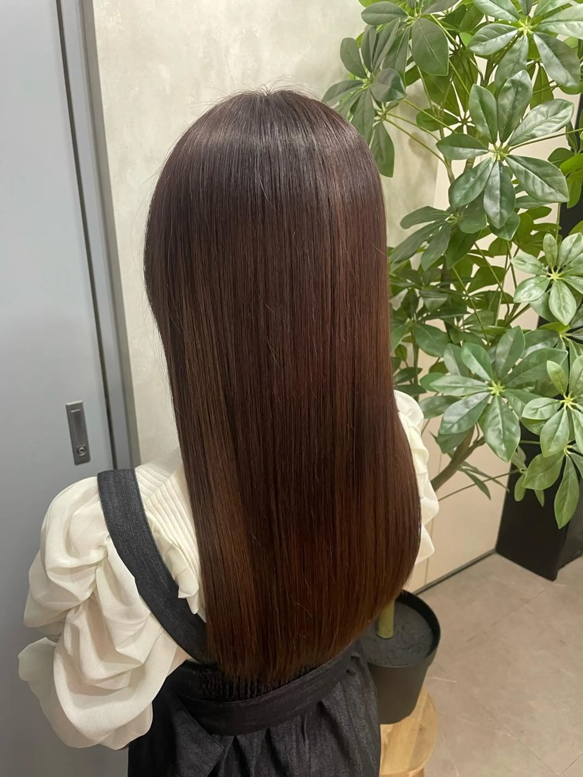 ロング トリートメント カット ヘアカラー 縮毛矯正 トリートメント 縮毛矯正/髪質改善 韓国風/MIKIYAのヘアスタイル